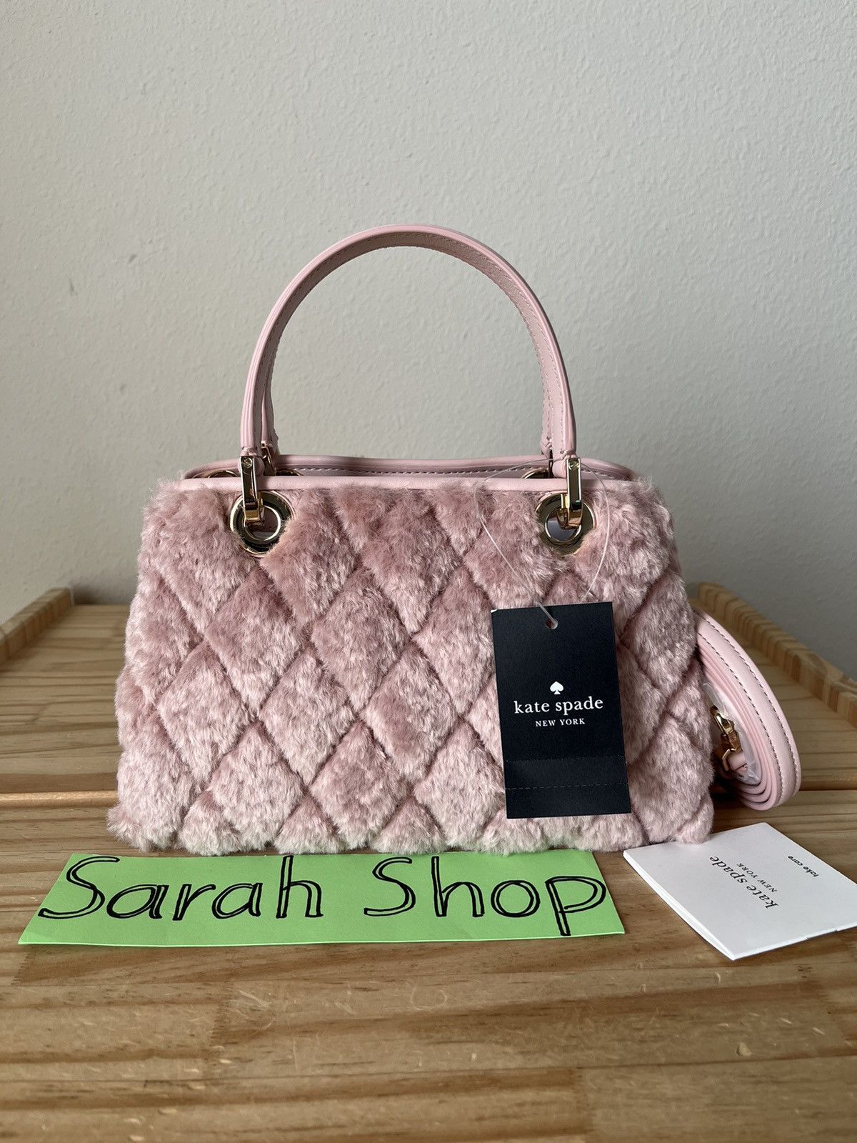 Kate Spade Kate Spade Carey Faux Fur Small Sullivan Satchel Size ONE SIZE - 2 Thumbnail