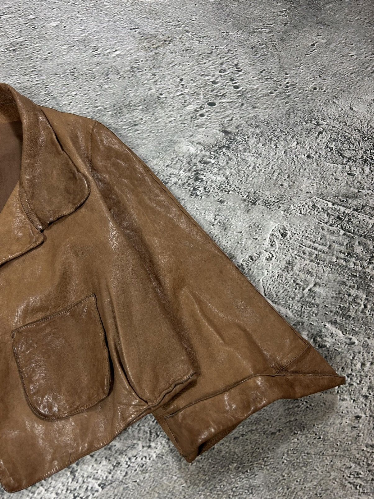 Marni Marni lamb leather jacket ramones brown Size M / US 6-8 / IT 42-44 - 4 Thumbnail