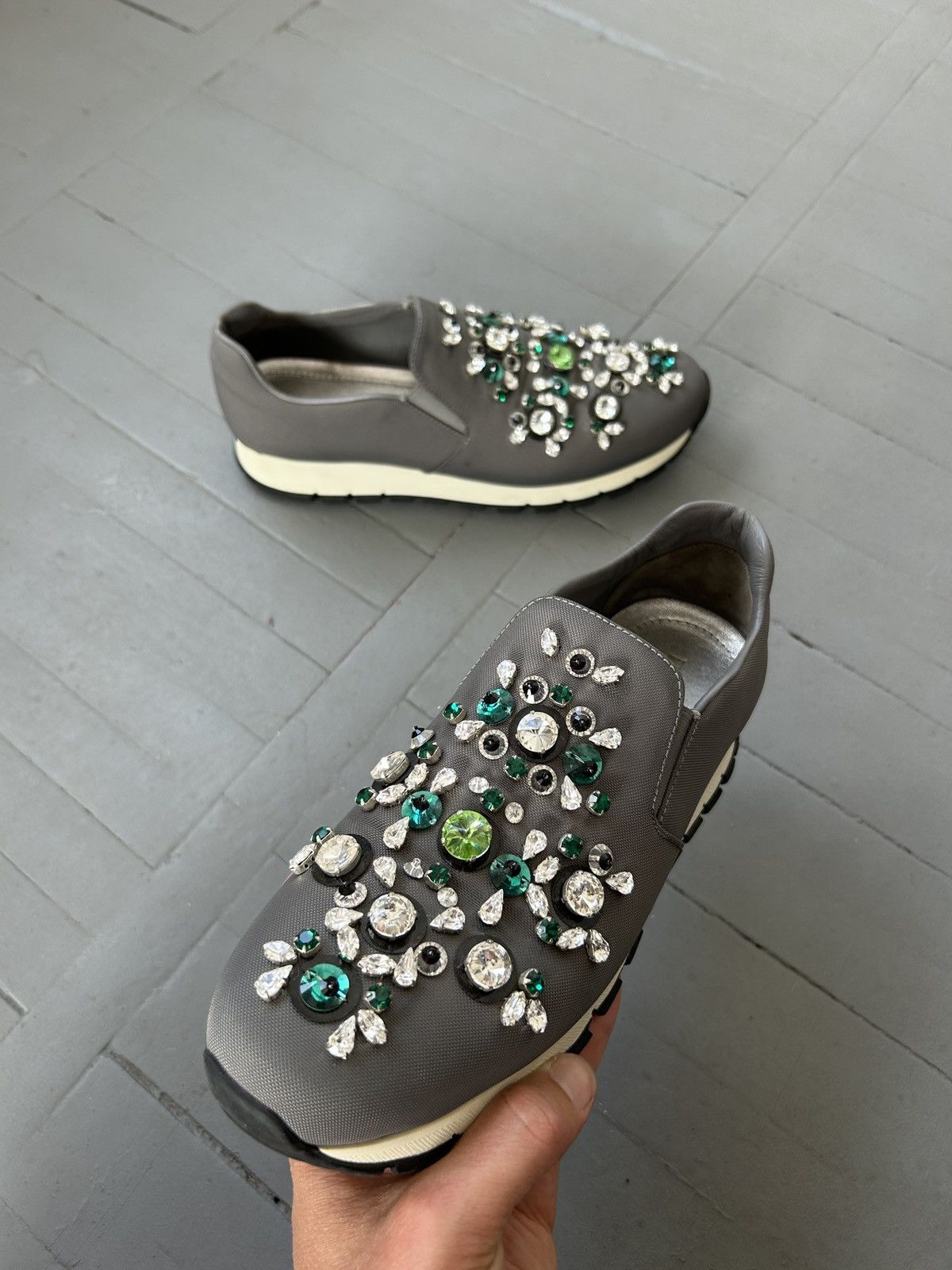Prada Prada low top sneakers loafers Size US 9 / IT 39 - 2 Thumbnail