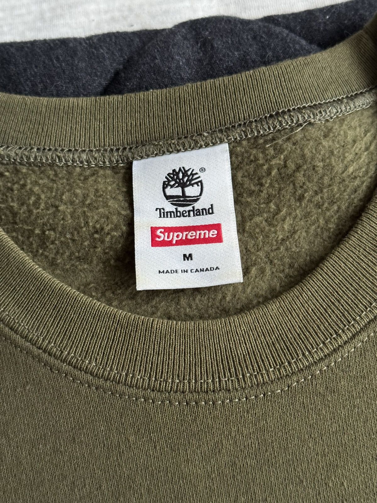 Supreme × Timberland Supreme x Timberland Crewneck Size M Size US M / EU 48-50 / 2 - 3 Thumbnail
