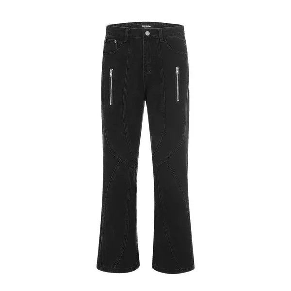 VIBE distressed fade flare punk jeans Size US 32 / EU 48 - 1 Thumbnail