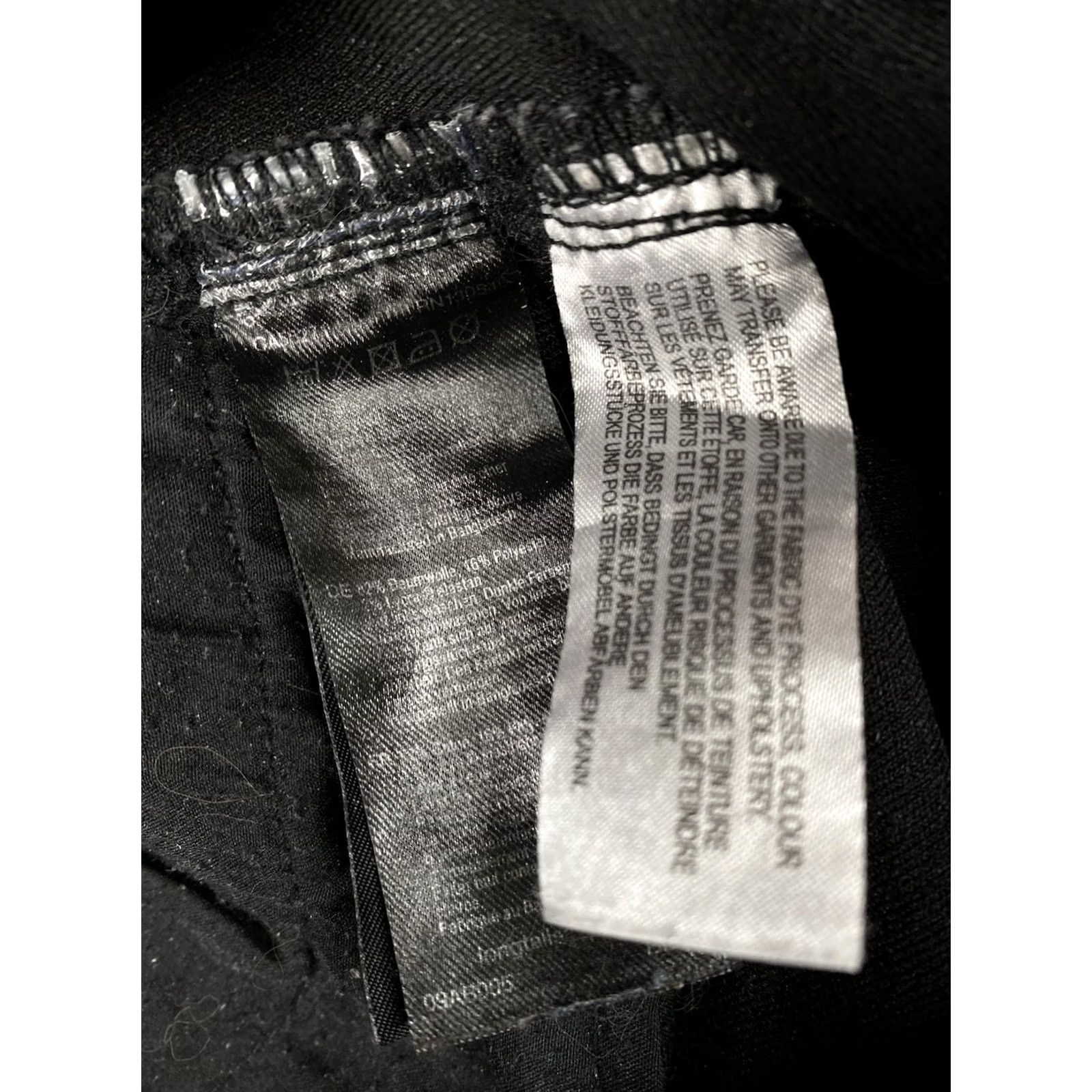 Vintage Long Tall Sally Jeans Sz 10 Black High Rise Denim 5-Pocket Pockets 32in Inseam Straight Womens Size 32" / US 10 / IT 46 - 7 Thumbnail
