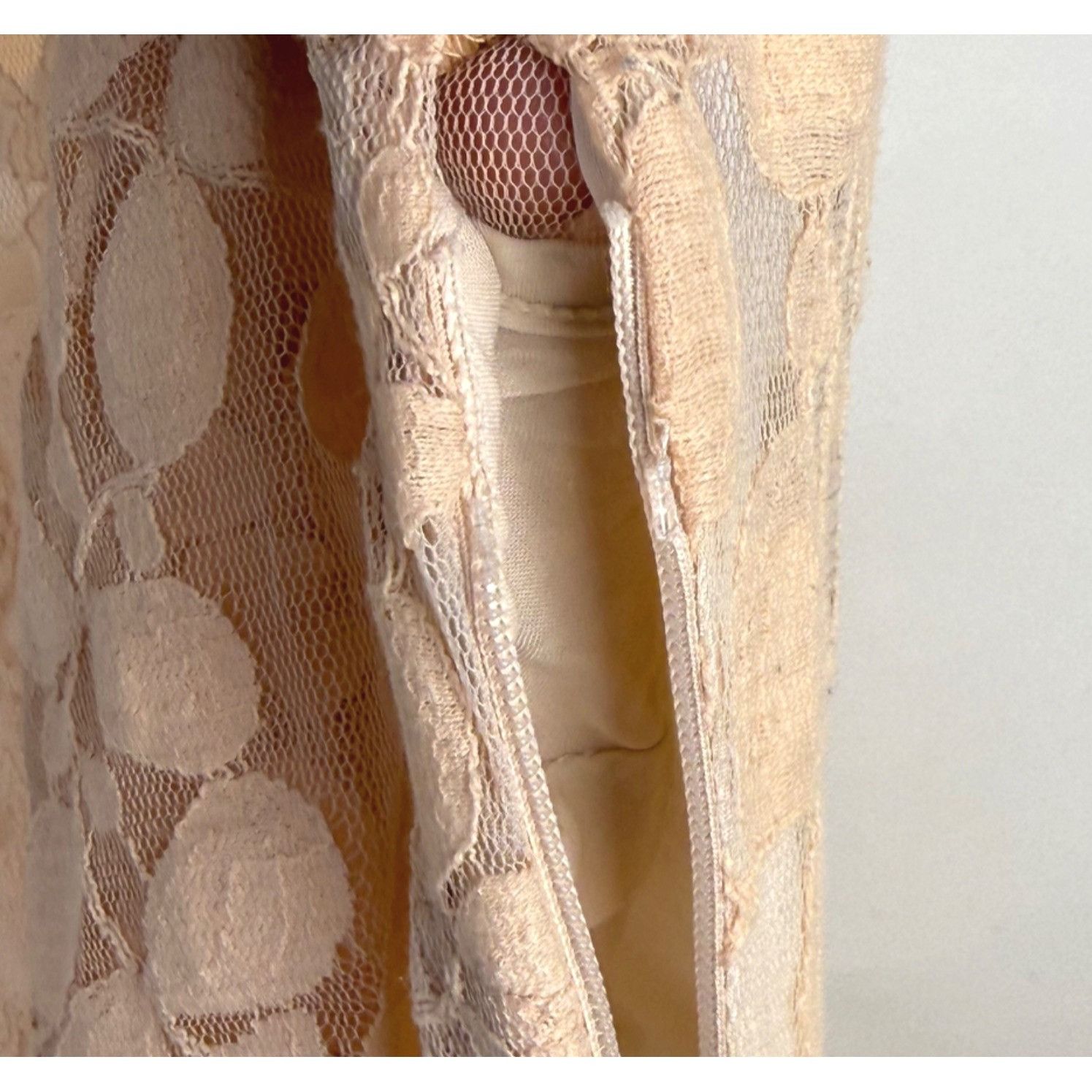 Free People Free People Lace Overlay Skater Dress 3/4-Sleeve Asymmetrica Size M / US 6-8 / IT 42-44 - 5 Thumbnail