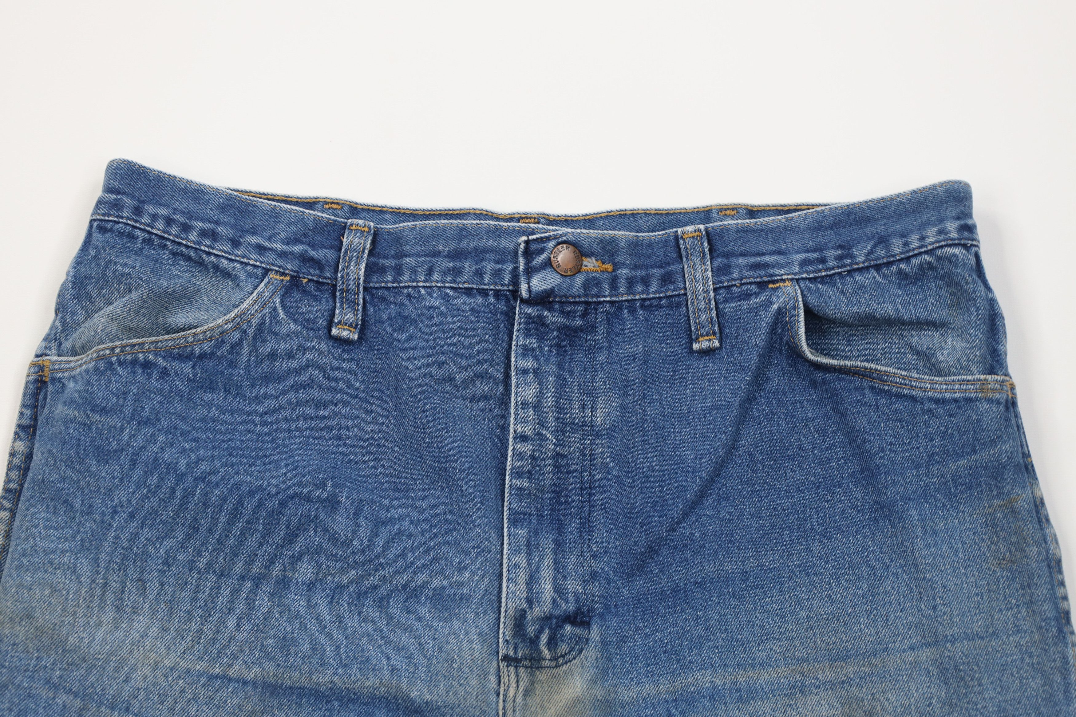 Vintage Vintage 70s 80s Streetwear Wide Leg Bootcut Denim Jeans USA Size US 36 / EU 52 - 2 Thumbnail
