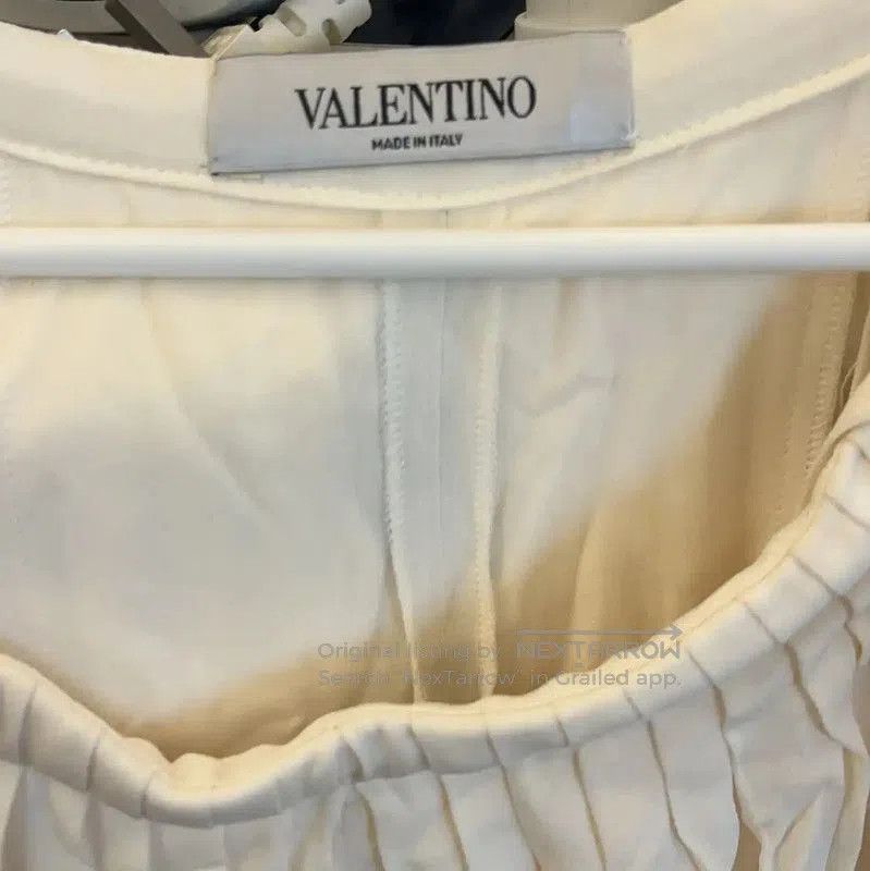 Valentino Valentino Cream Silk Casual Pants . Size 22" - 6 Thumbnail