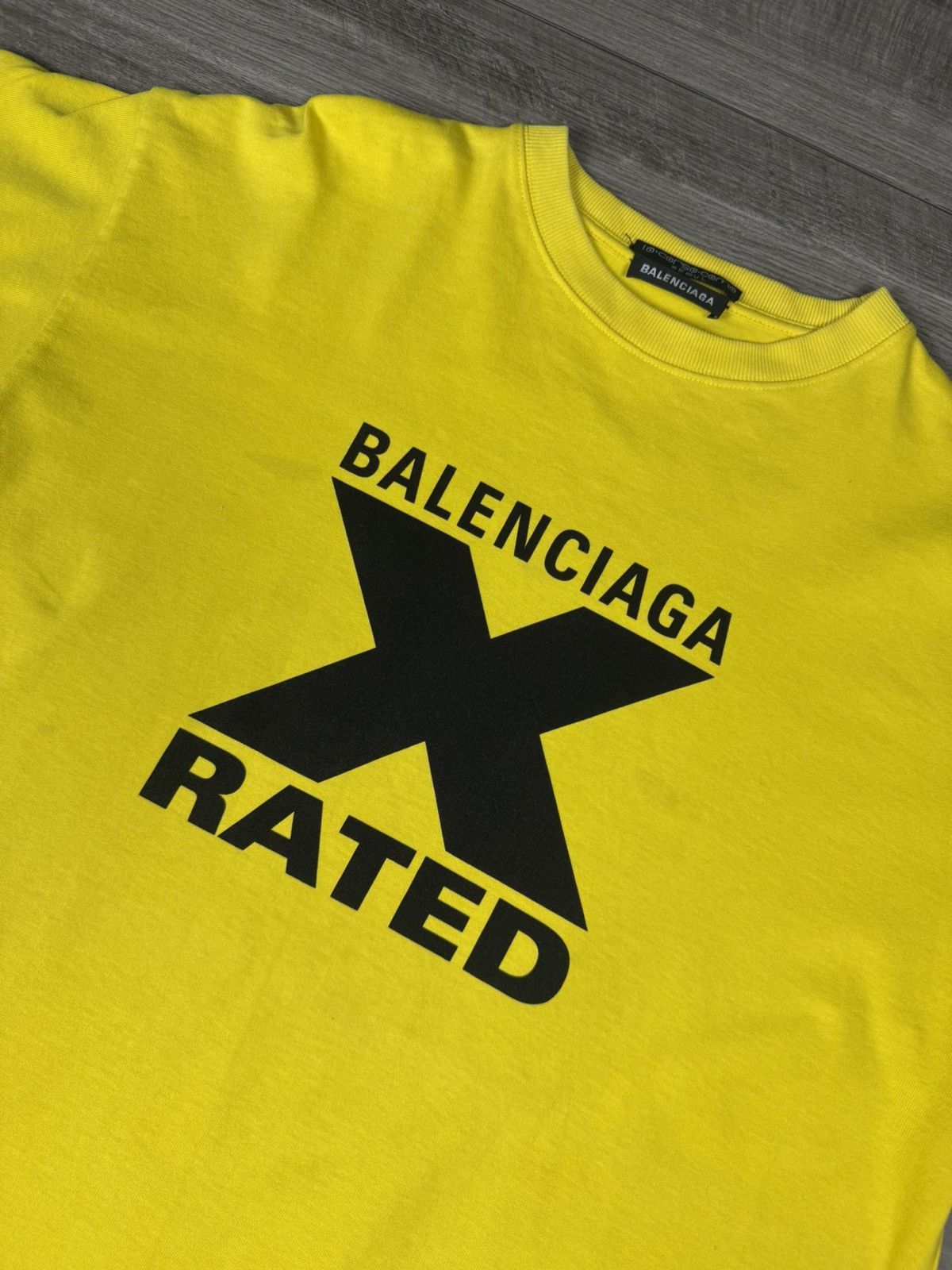 Balenciaga Balenciaga X Rated Tee Size US XXL / EU 58 / 5 - 1 Thumbnail