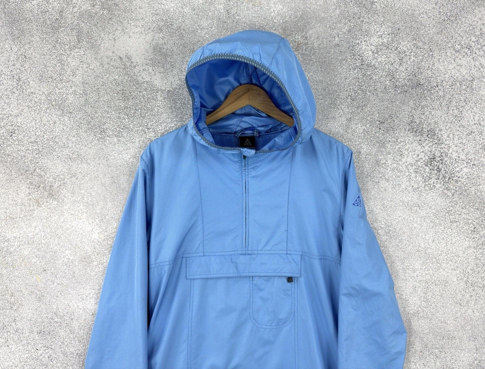 Nike ACG Nike ACG Vintage 2000s Ripstop Pullover Blue Anorak Jacket Size XL / US 12-14 / IT 48-50 - 2 Thumbnail