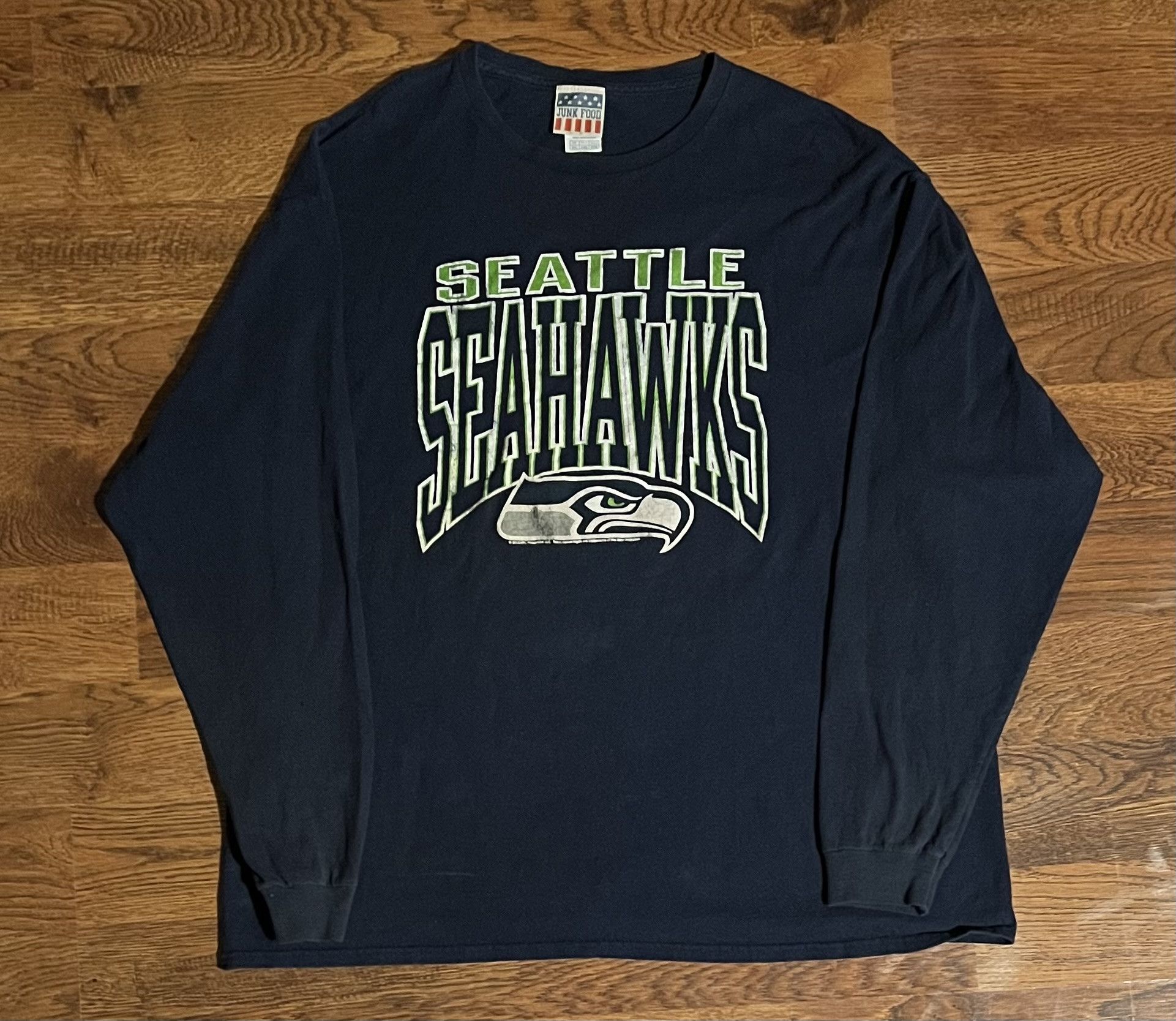 Junk Food Seattle Seahawks long sleeve tee shirt Size US XXL / EU 58 / 5 - 1 Thumbnail