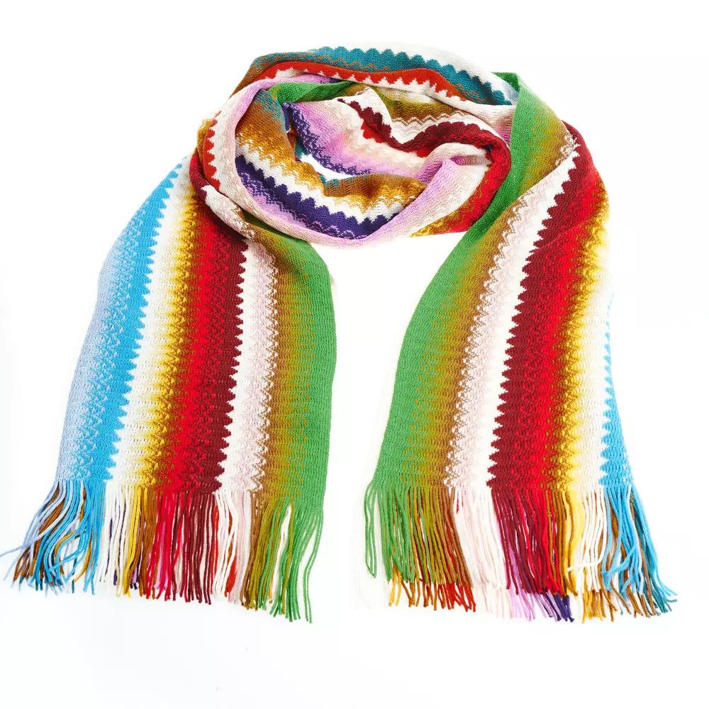 Missoni Multicolor Wool Women Women's Scarf Size ONE SIZE - 1 Thumbnail