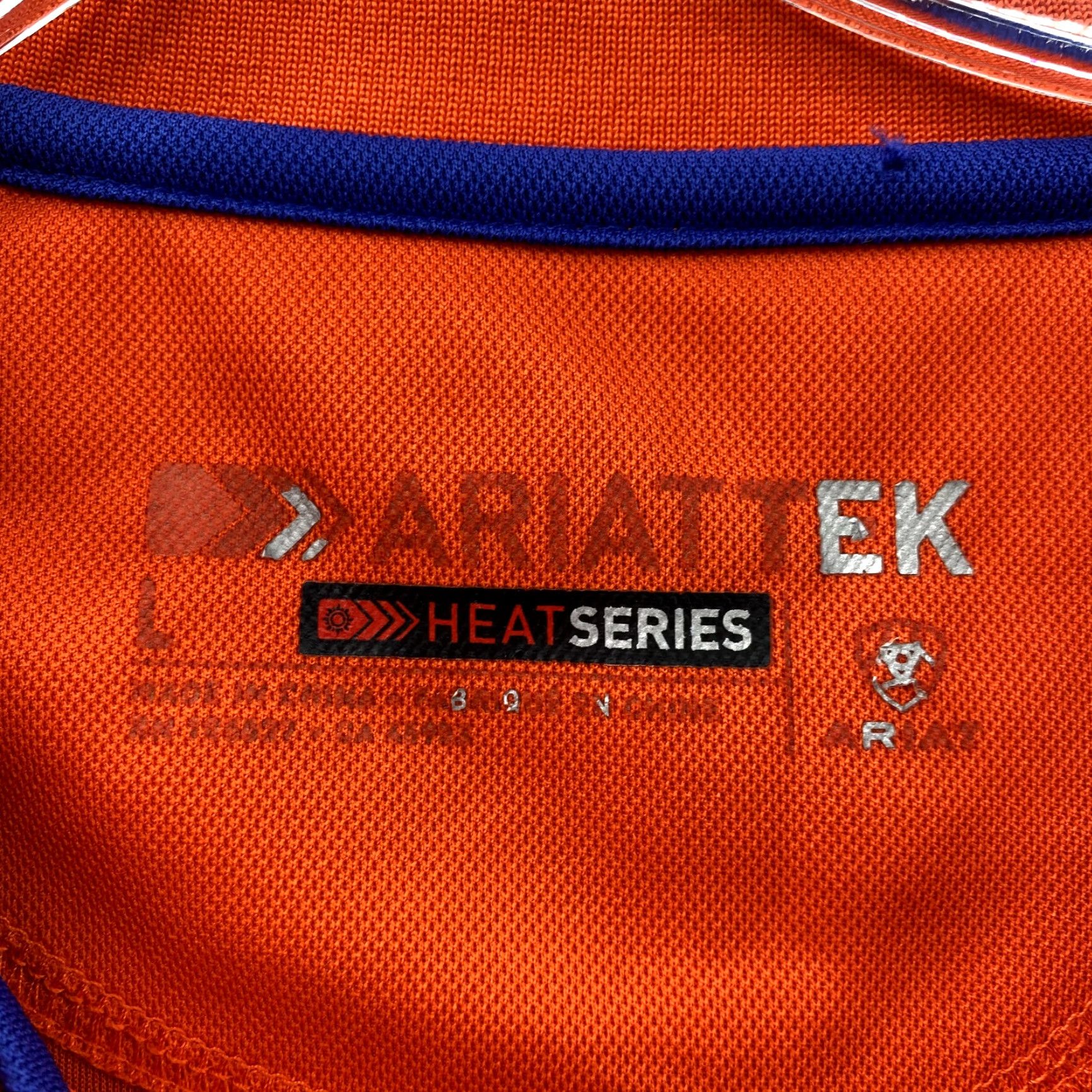 Ariat Ariat Tek Heat Series Polo Shirt Men's Large Orange Performance Workwear Cowboy Polo Shirt Orange Ariat Nike? Size US L / EU 52-54 / 3 - 5 Thumbnail