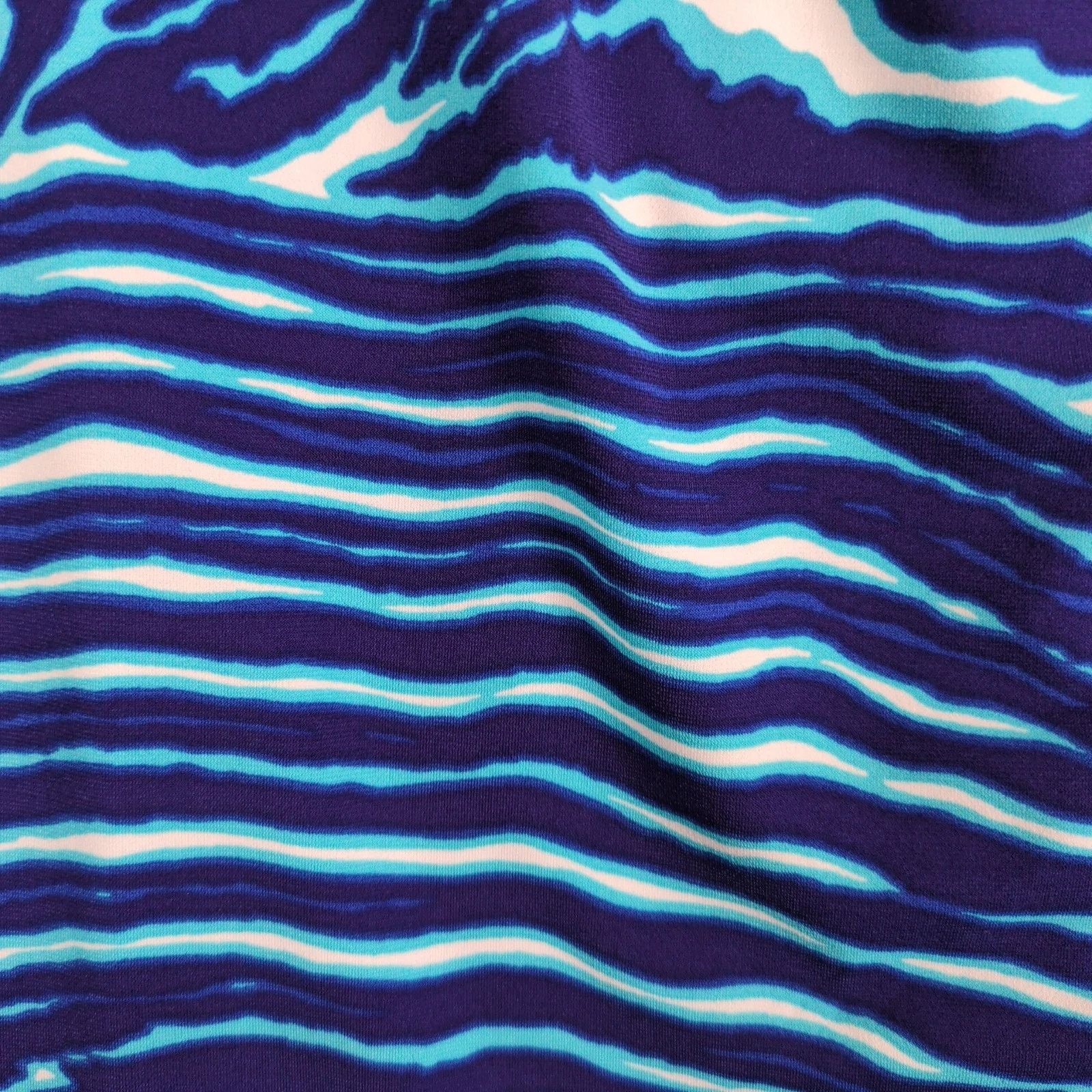 Jones New York Jones New York Signature Blue Wave V-Wrap Mini Dress L Pet Size L / US 10 / IT 46 - 9 Thumbnail