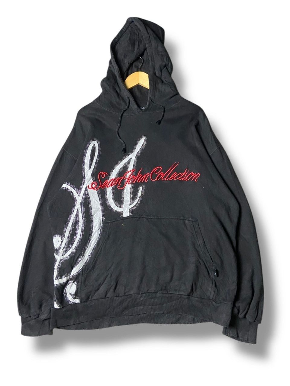 Sean John Sean John Embroidered Oversized Pullover Hoodies (170) Size US L / EU 52-54 / 3 - 1 Thumbnail