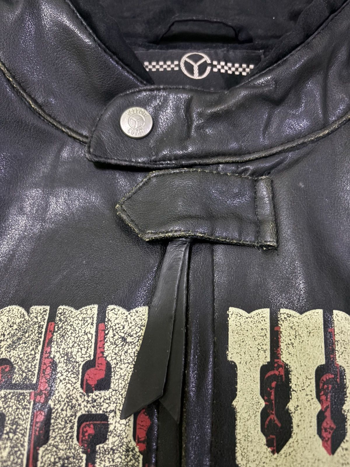 YELLOW CORN Yellow Corn Leather Jacket Highway Size US XL / EU 56 / 4 - 7 Thumbnail