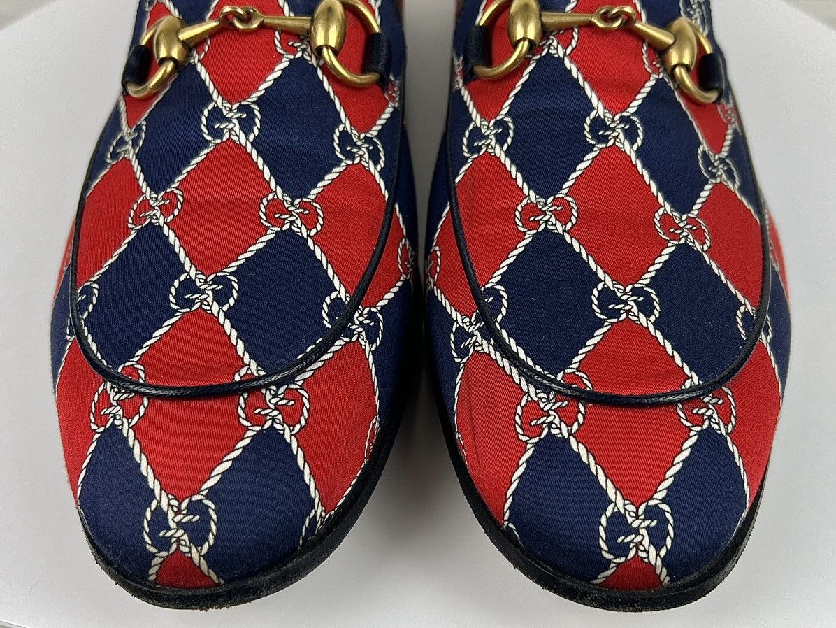 Gucci GUCCI Loafers Leather Shoes Jordaan Horsebit GG Monogram Size US 9 / EU 42 - 12 Thumbnail