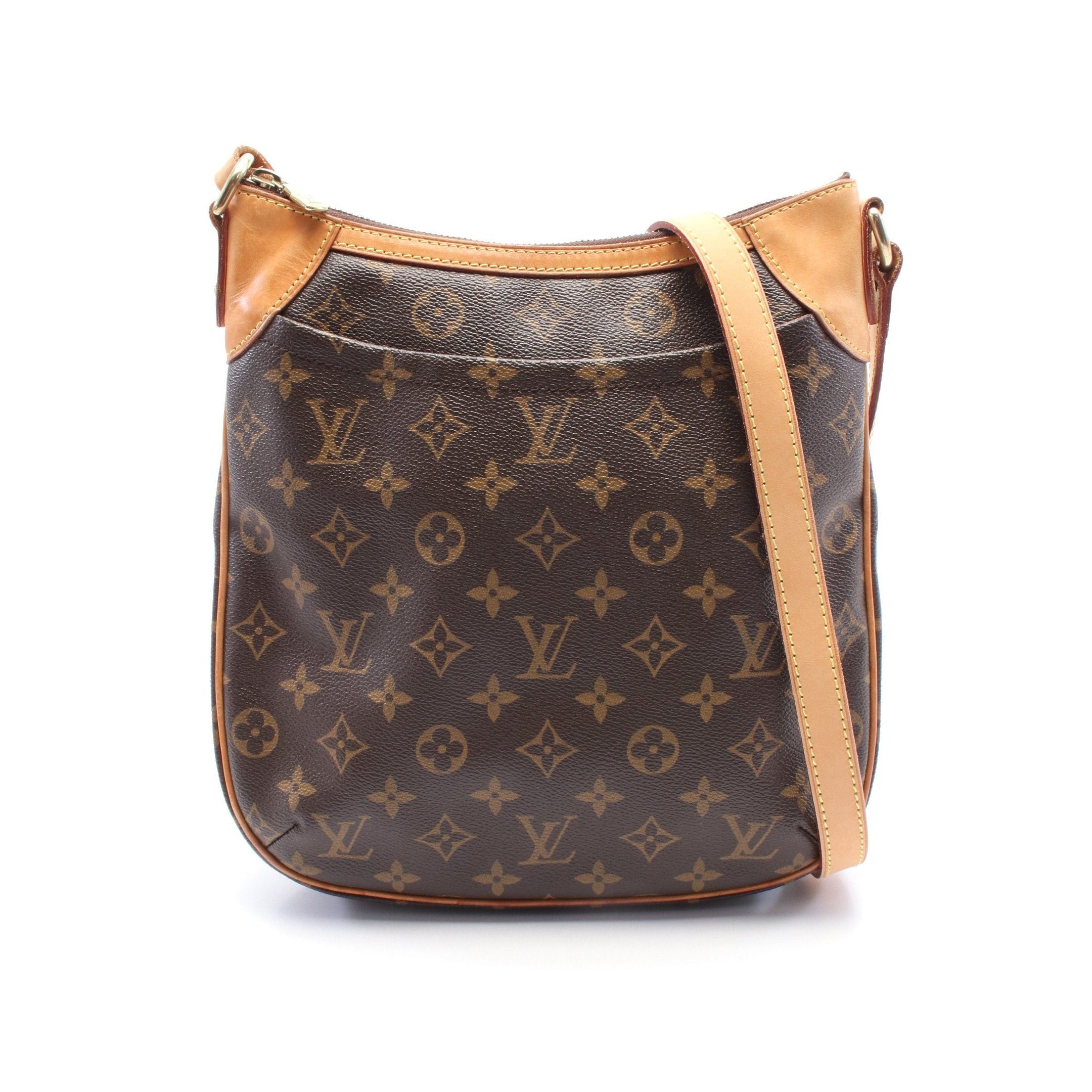 Louis Vuitton Louis Vuitton Odeon Pm Monogram Shoulder Bag Leather Brown Size ONE SIZE - 1 Thumbnail