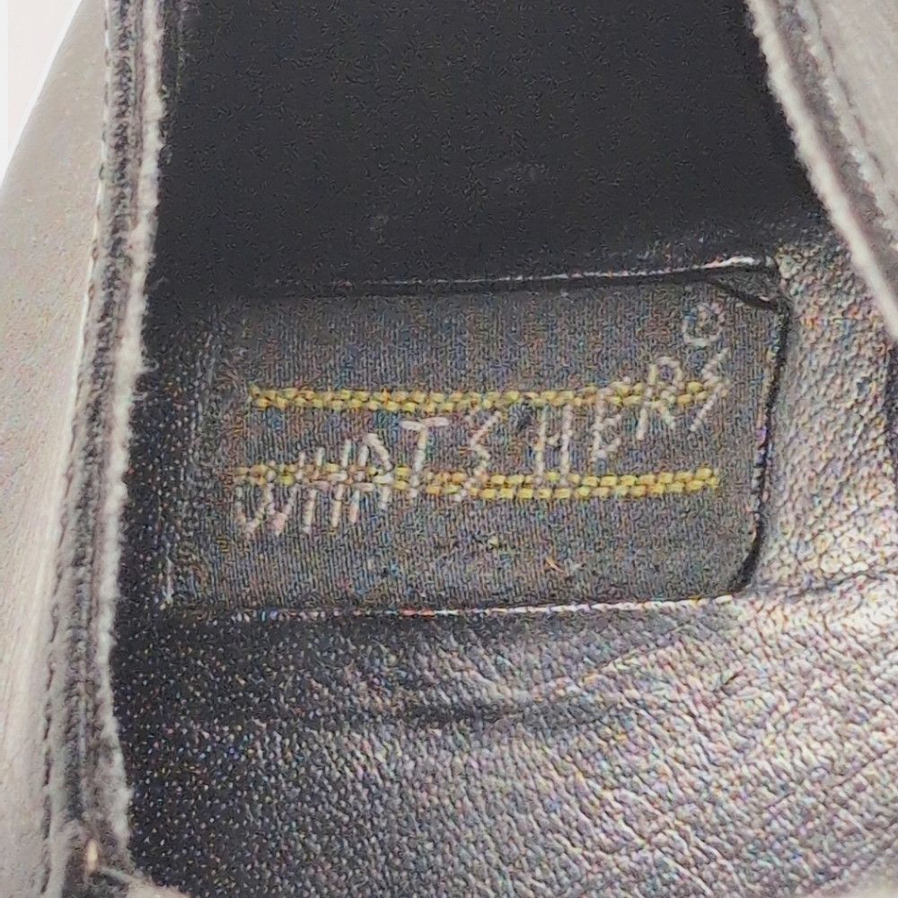 Vintage Russian Military Style Black Leather Loafers Sz 7.5 By What Size US 7.5 / IT 37.5 - 8 Thumbnail