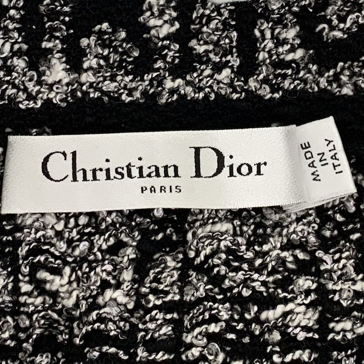 Dior Dior Diamond Pattern Blend Tweed Reversible Mini Dress K26WX Size 26" / US 2 / IT 38 - 6 Thumbnail