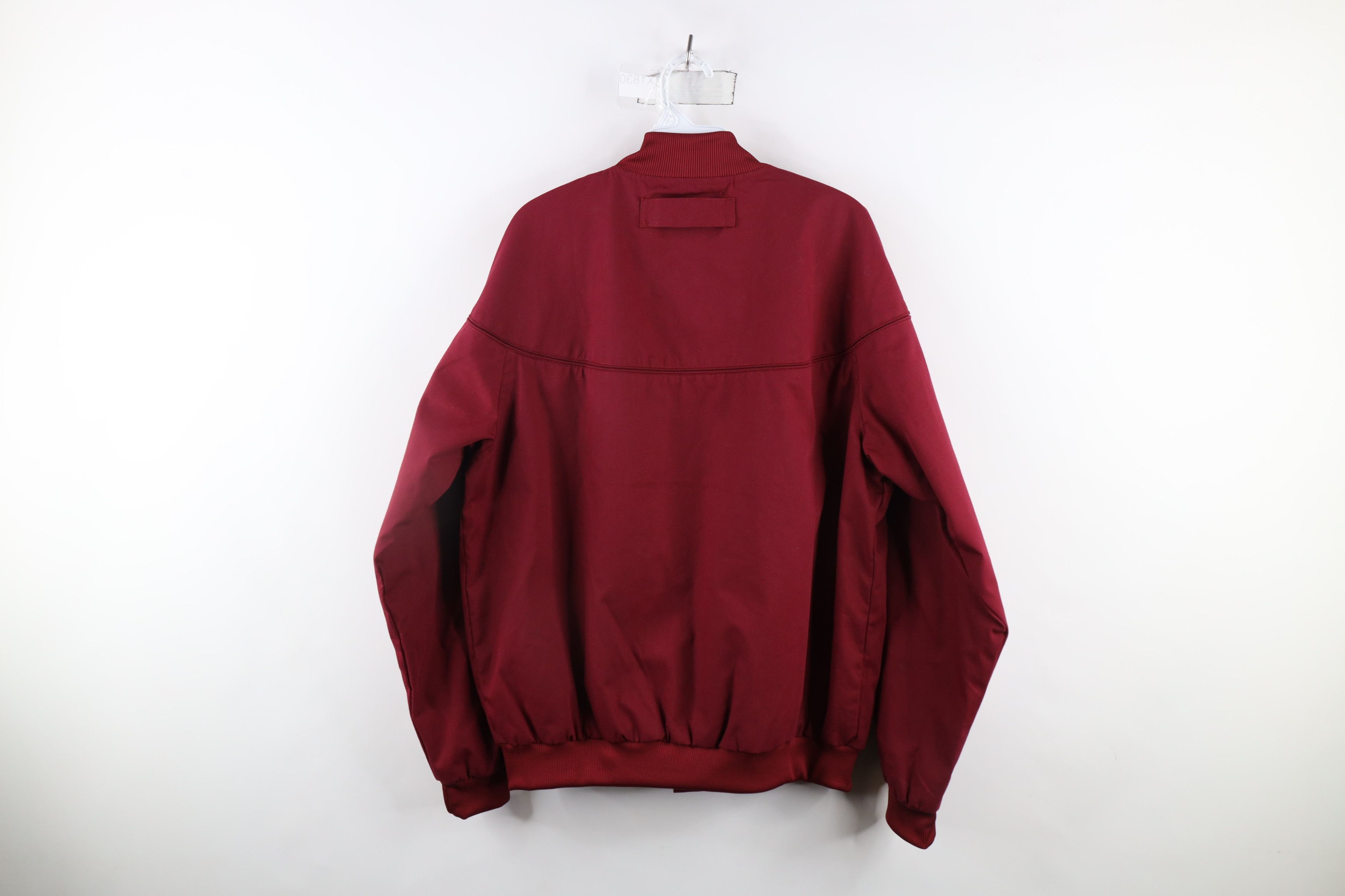 Vintage Vintage 90s Streetwear Blank Full Zip Bomber Jacket Red Size US M / EU 48-50 / 2 - 14 Thumbnail