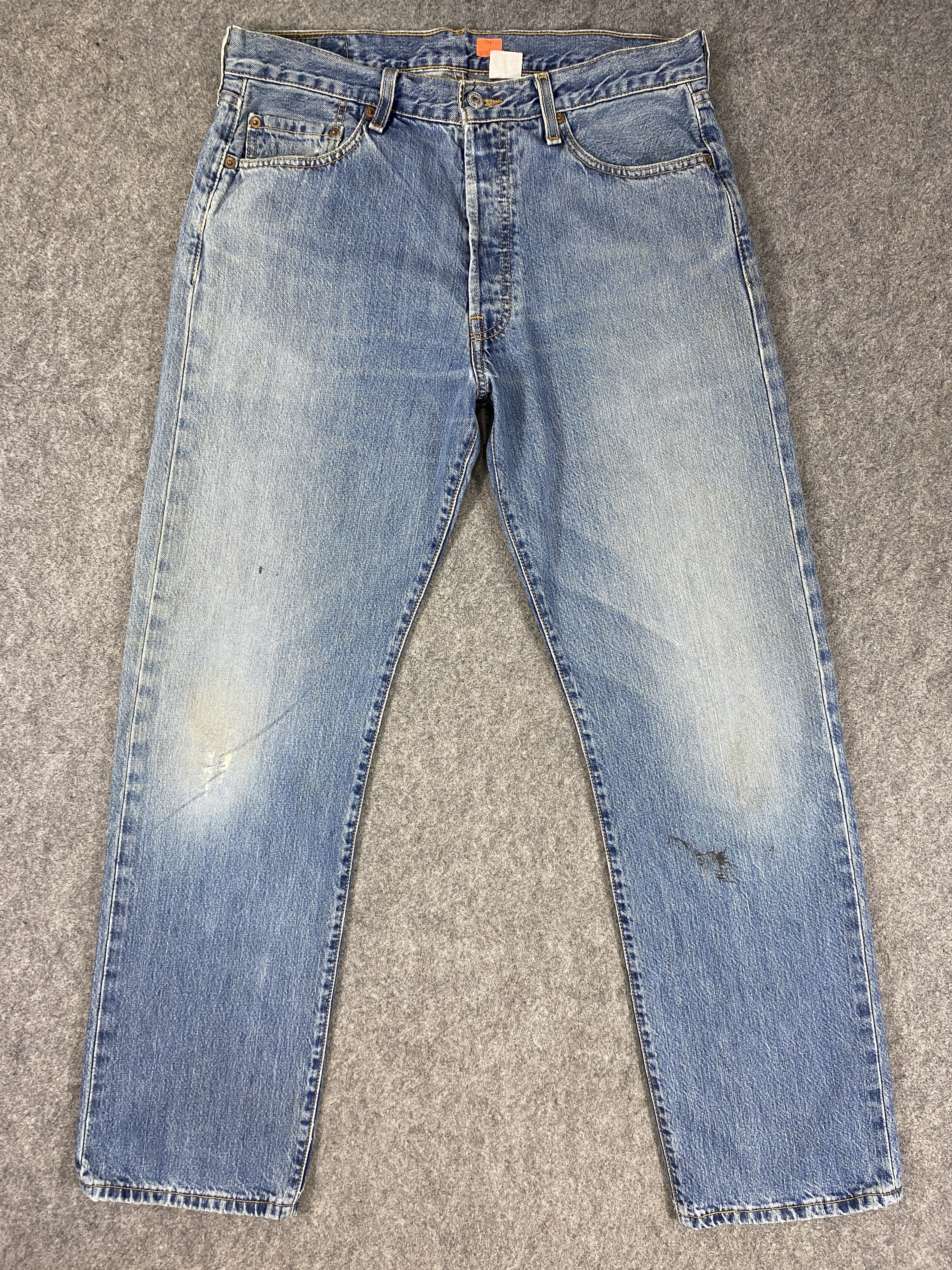 Japanese Brand Blue Wash Vintage Levi's 501 Jeans 34x32 Denim -JN2218 Size US 34 / EU 50 - 1 Thumbnail