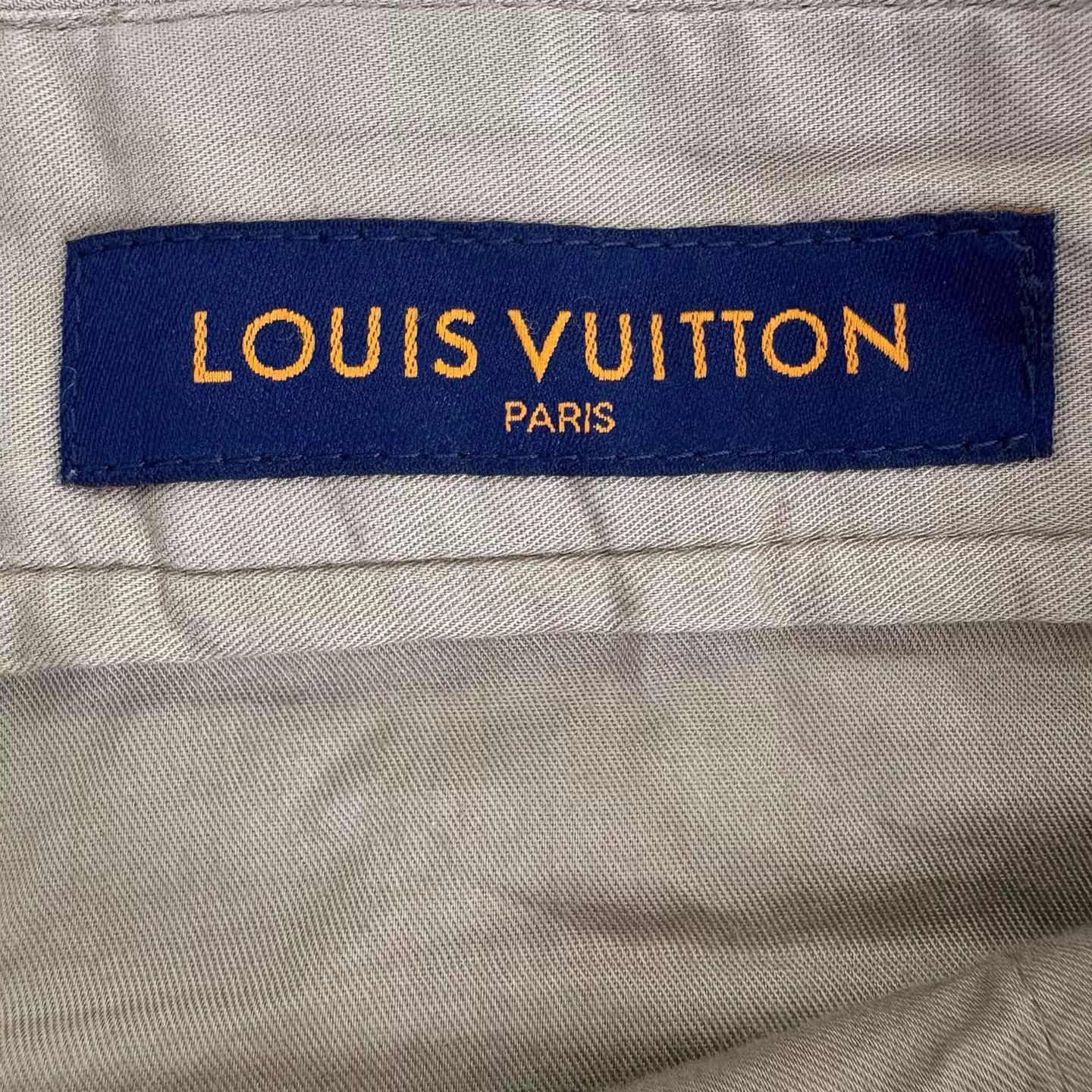 Louis Vuitton LV x Nigo Heart-embroidered Khaki Casual Suit Pants 40 Size US 40 / EU 56 - 3 Thumbnail
