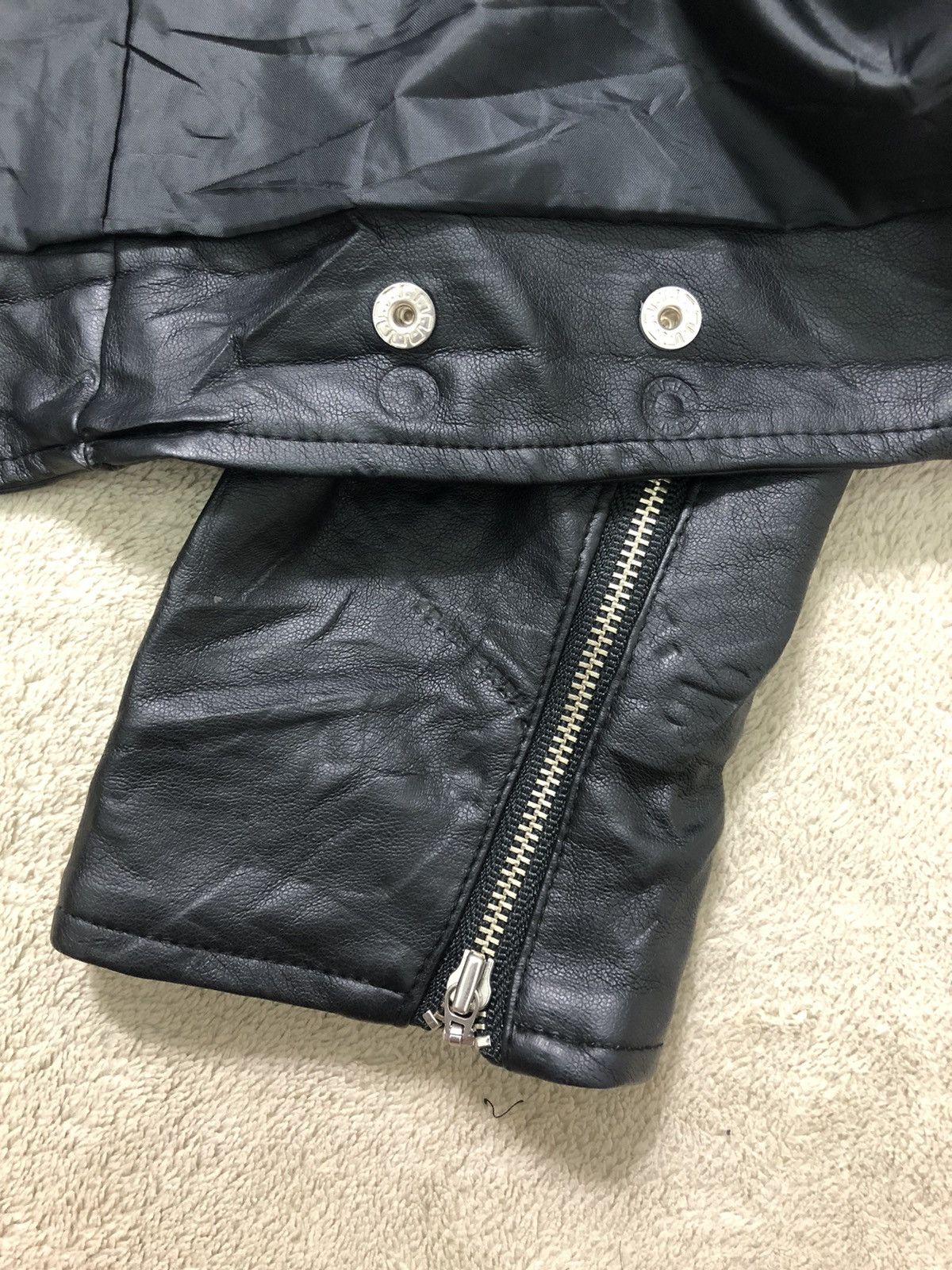 Japanese Brand × Seditionaries Vintage Pvc Leather Crop Jacket Seditionaries Punk Style Size M / US 6-8 / IT 42-44 - 11 Thumbnail