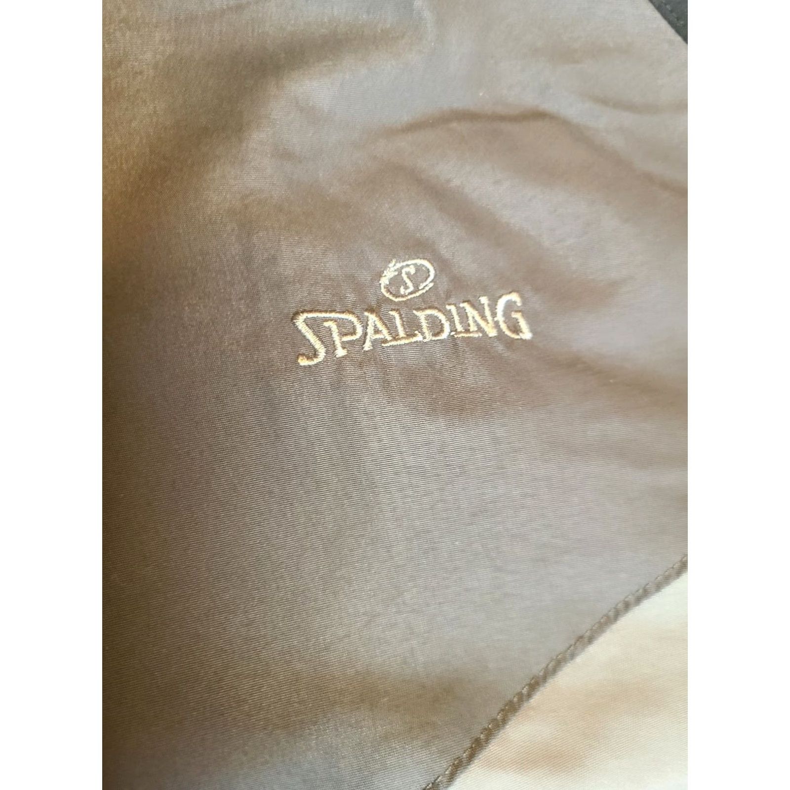 Spalding VINTAGE Spalding Athletic Jacket Windbreaker Jacket Mens 2XL Black Polyester Zip Long Coat All Seasons Pockets Retro College 90s Athletic Mens Size US XXL / EU 58 / 5 - 4 Thumbnail