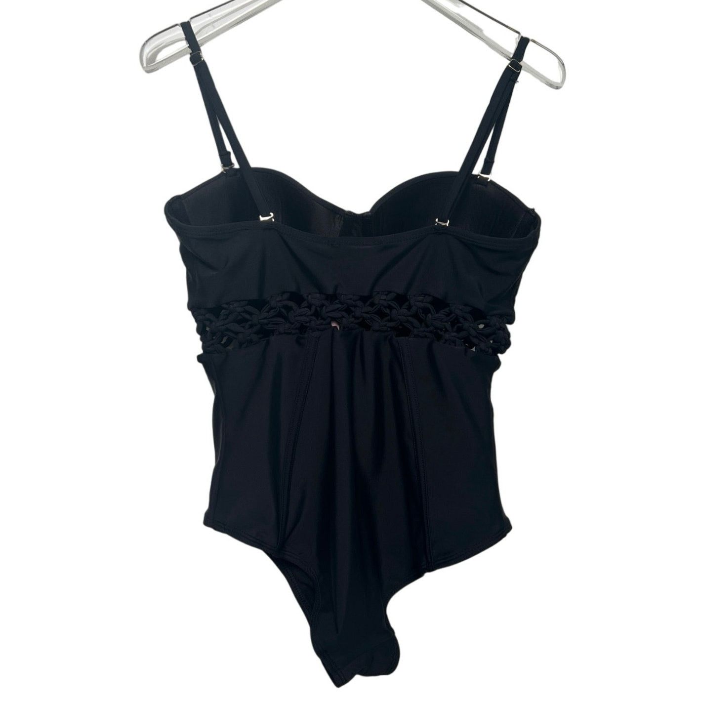 River Island River Island Black One Piece Swimsuit/UK12/US8 Size M / US 6-8 / IT 42-44 - 3 Thumbnail