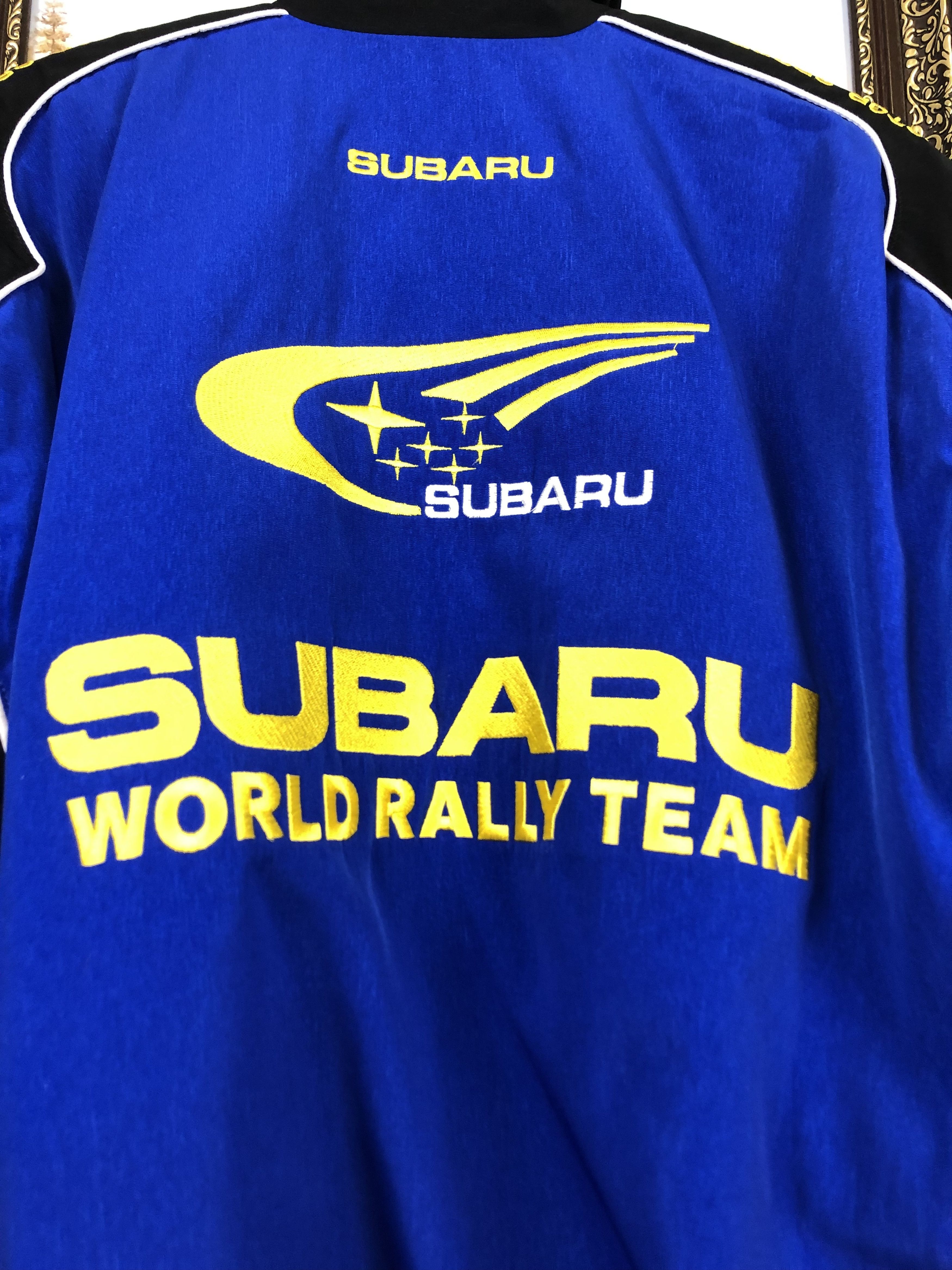Vintage Vintage Subaru World Rally Team Racing Rare Bomber Jacket Size US L / EU 52-54 / 3 - 15 Thumbnail
