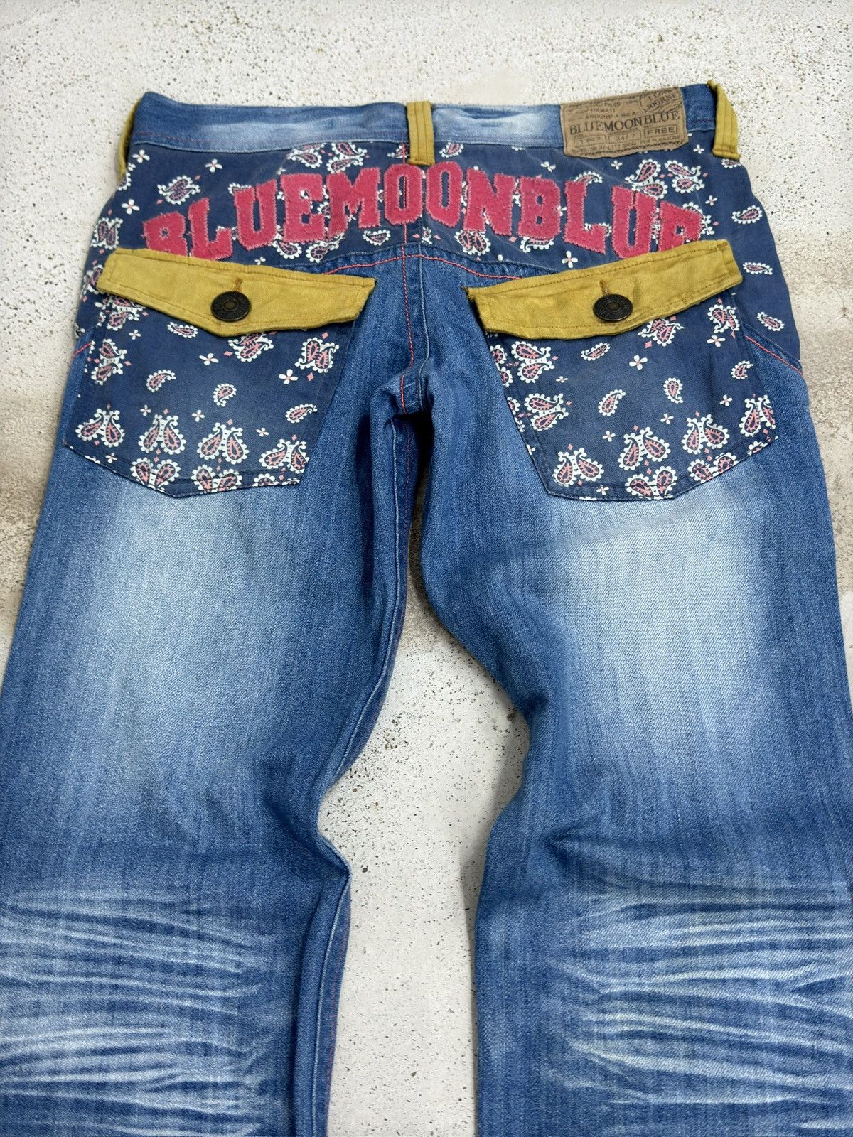 Hysteric Glamour Vintage Blue Moon Blue 90s Blue Moon Club Paisley Pocket Size US 32 / EU 48 - 8 Thumbnail