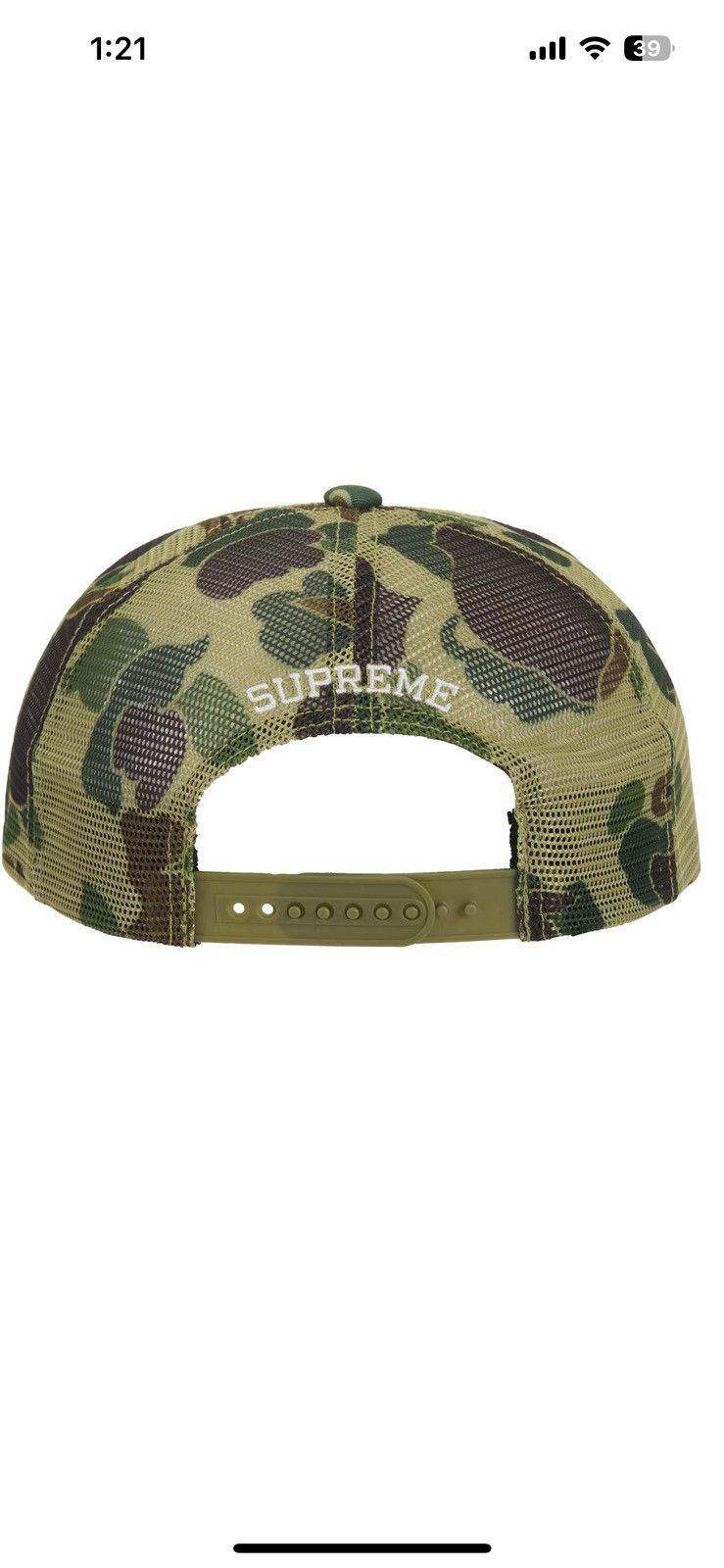 Supreme Supreme Contrast S Mesh Back 6-Panel Size ONE SIZE - 3 Thumbnail