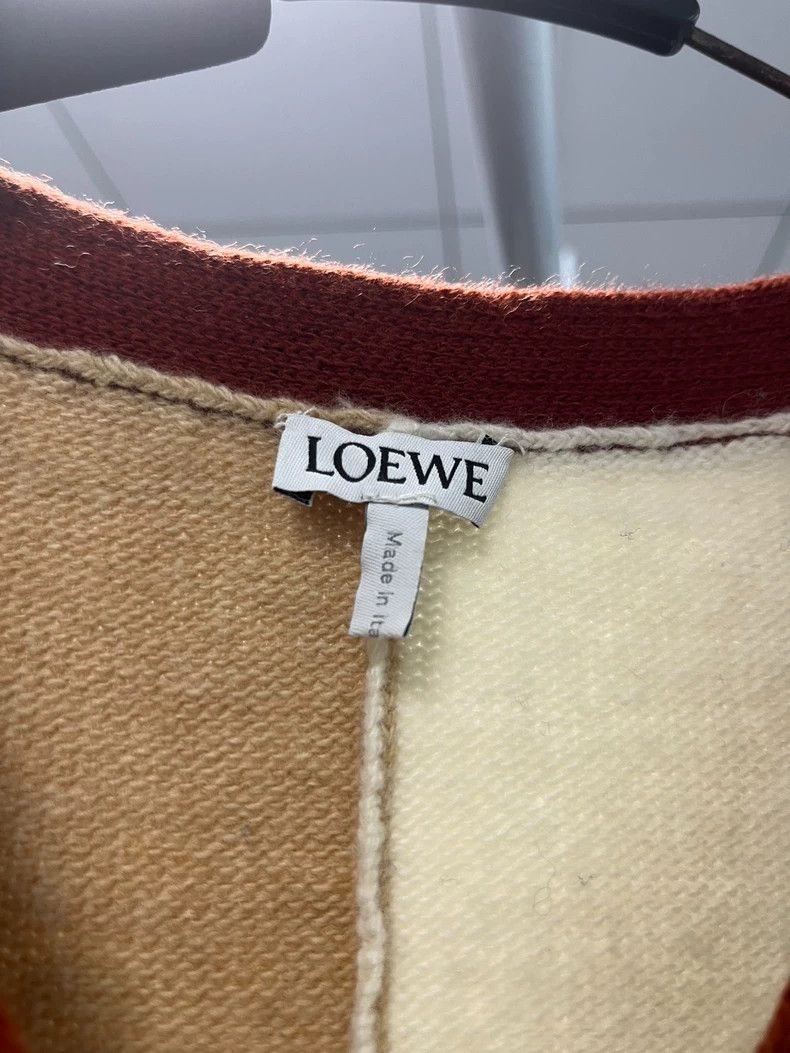 Loewe LOEWE Asymmetric wool knit open shirt Size XS / US 0-2 / IT 36-38 - 2 Thumbnail