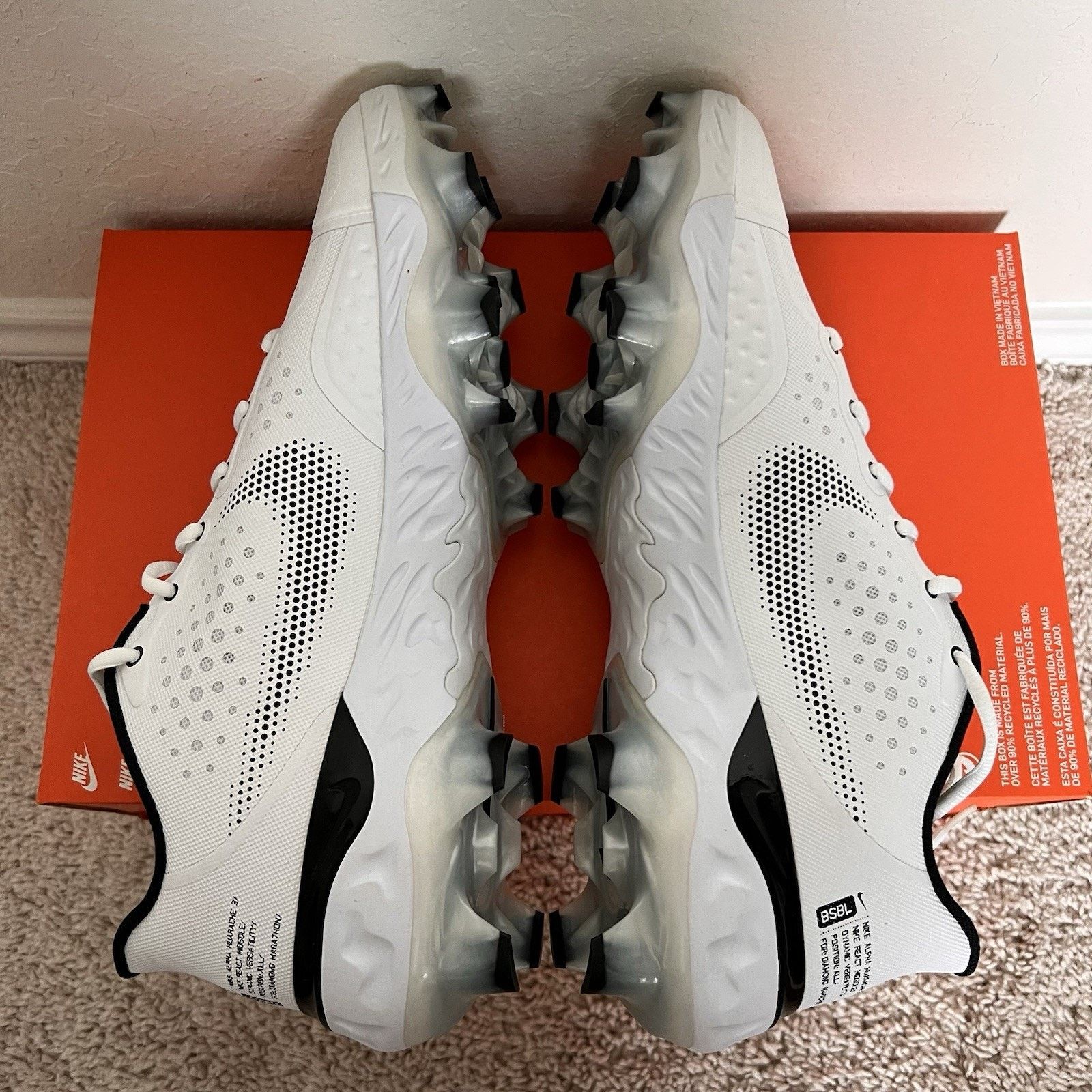 Nike Nike Alpha Huarache Elite 3 Low MCS Baseball Cleats Size 13 Size US 13 / EU 46 - 6 Thumbnail
