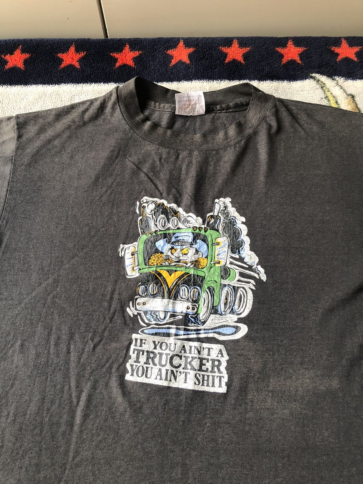 Vintage Vintage 80's Trucker You Ain't Shirt Shirt Tee Size US XL / EU 56 / 4 - 2 Thumbnail