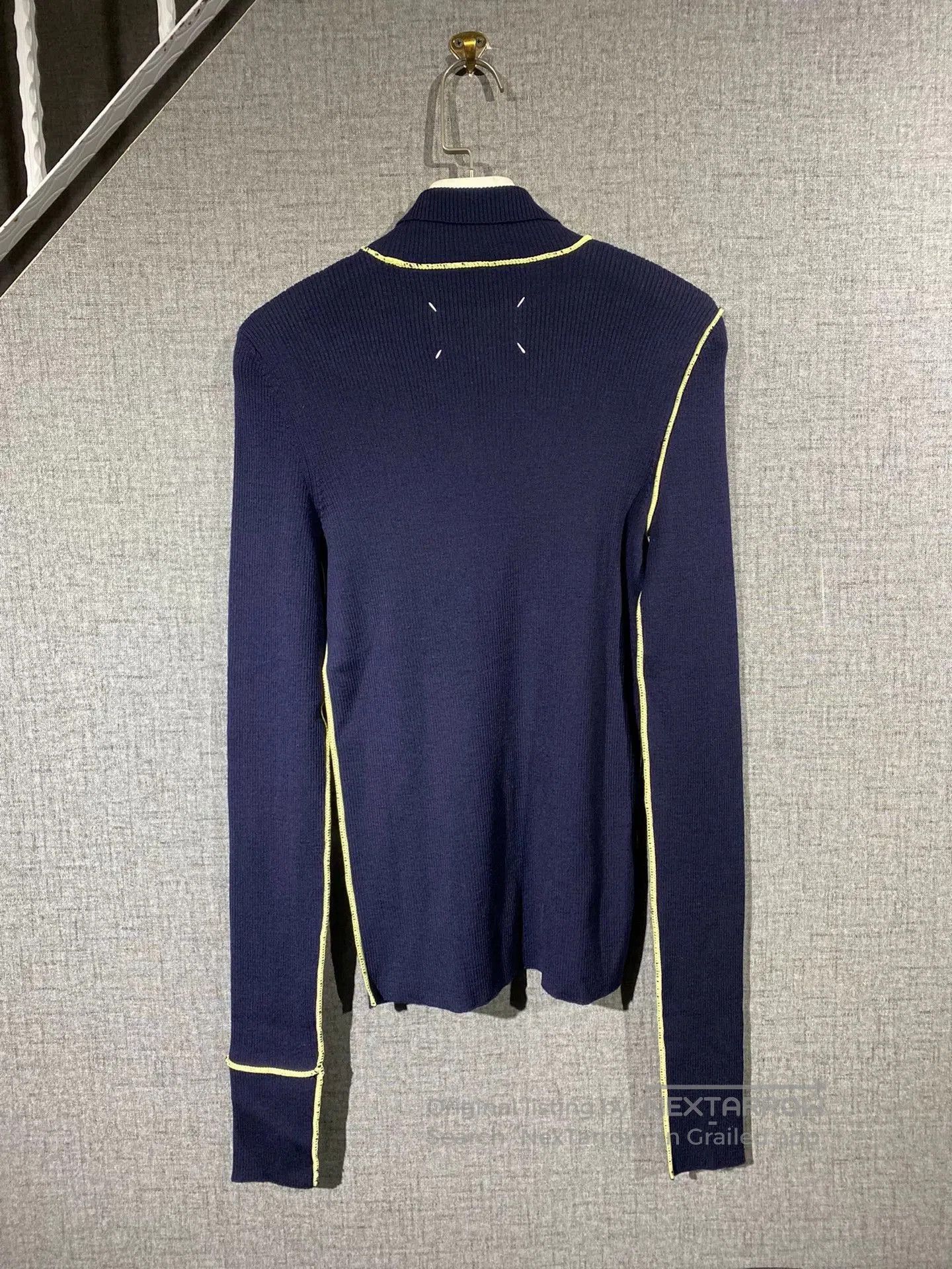 Marella navy blue knit women's sweater with tags. Size S / US 4 / IT 40 - 2 Thumbnail