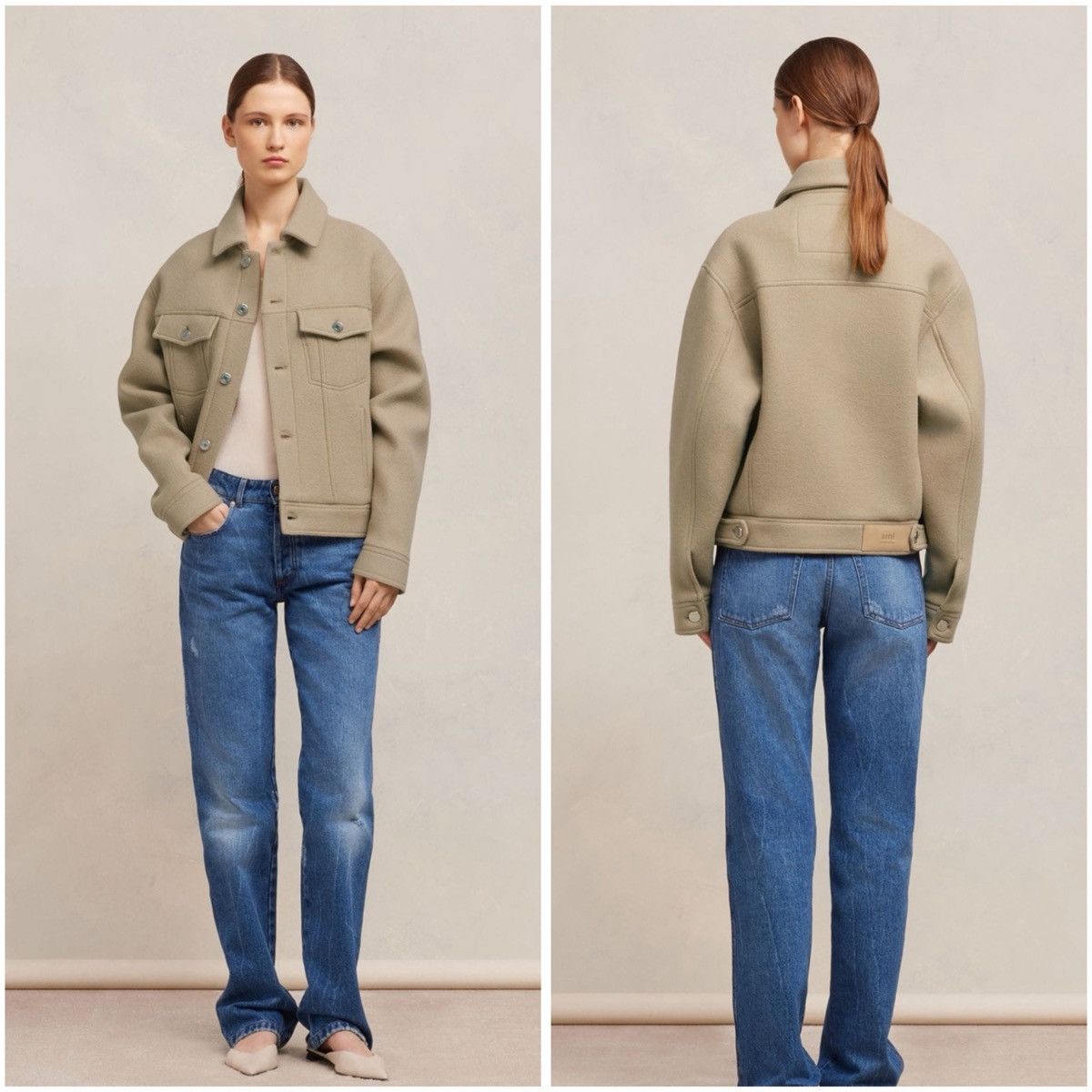 AMI AMI Paris Boxy Fit Jacket size M Size M / US 6-8 / IT 42-44 - 3 Thumbnail