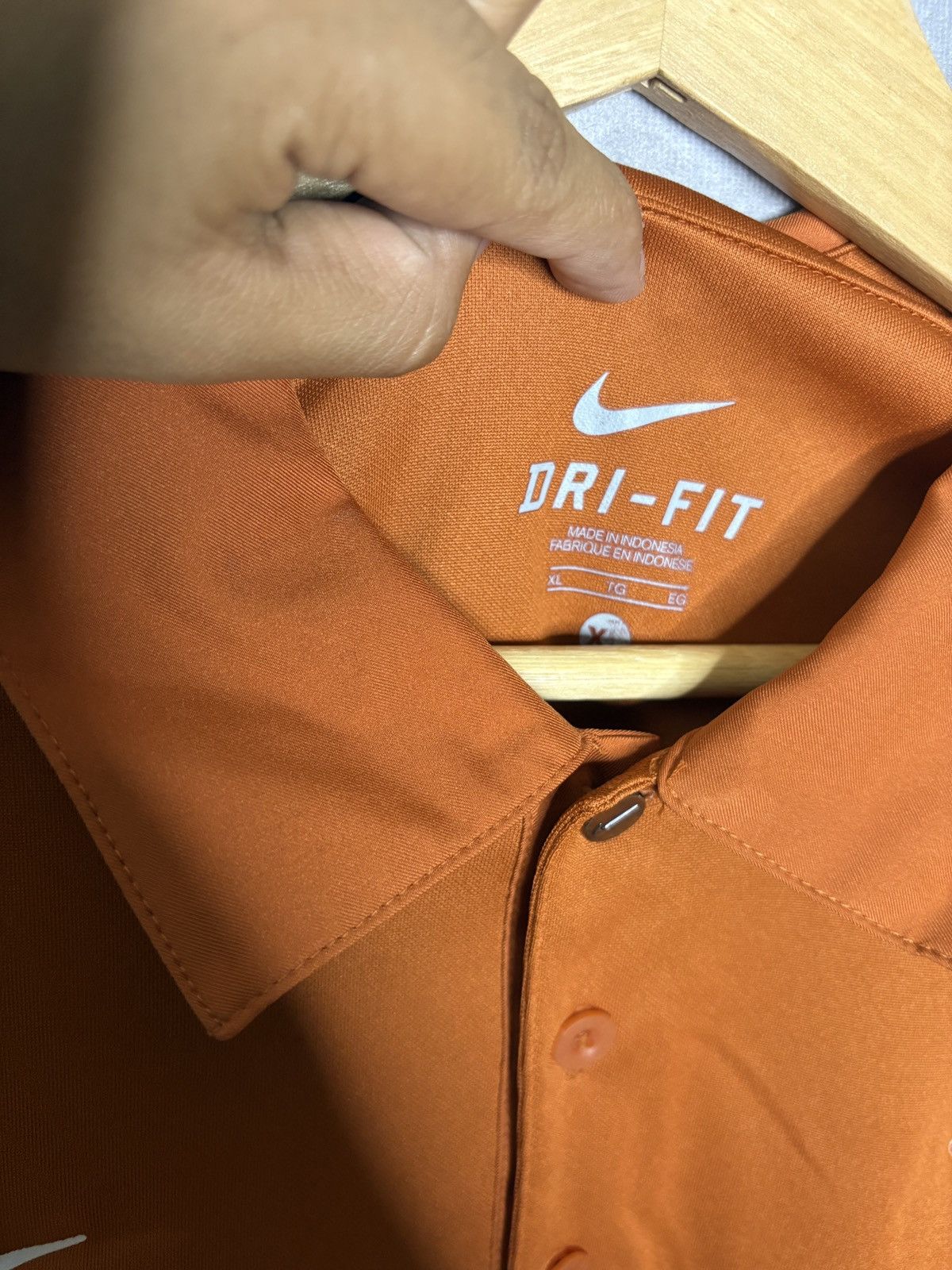 Nike University Of Texas Polo Shirt Size US XL / EU 56 / 4 - 4 Thumbnail