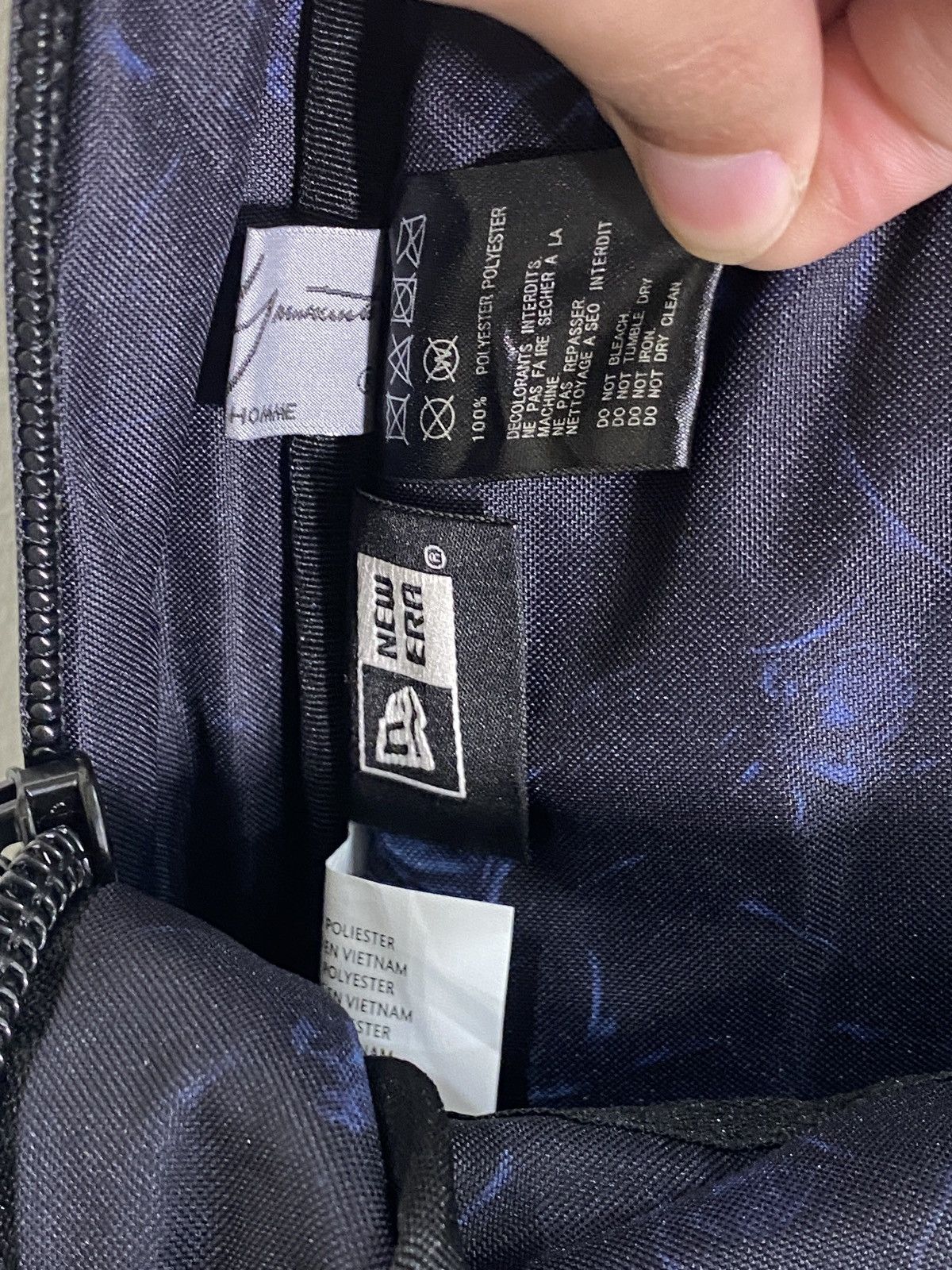 New Era × Yohji Yamamoto NEW ERA x Yohji Yamamoto FW22 Light Pack Backpack Bagpack Size ONE SIZE - 11 Thumbnail