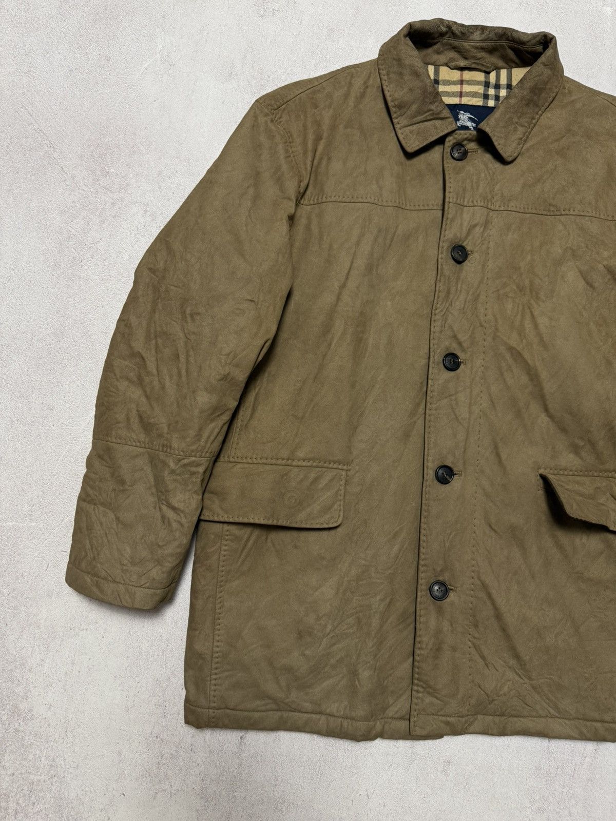 Burberry × Vintage Vintage Burberry Coat Jacket Amaretta Mens 48 Size Size US L / EU 52-54 / 3 - 3 Thumbnail