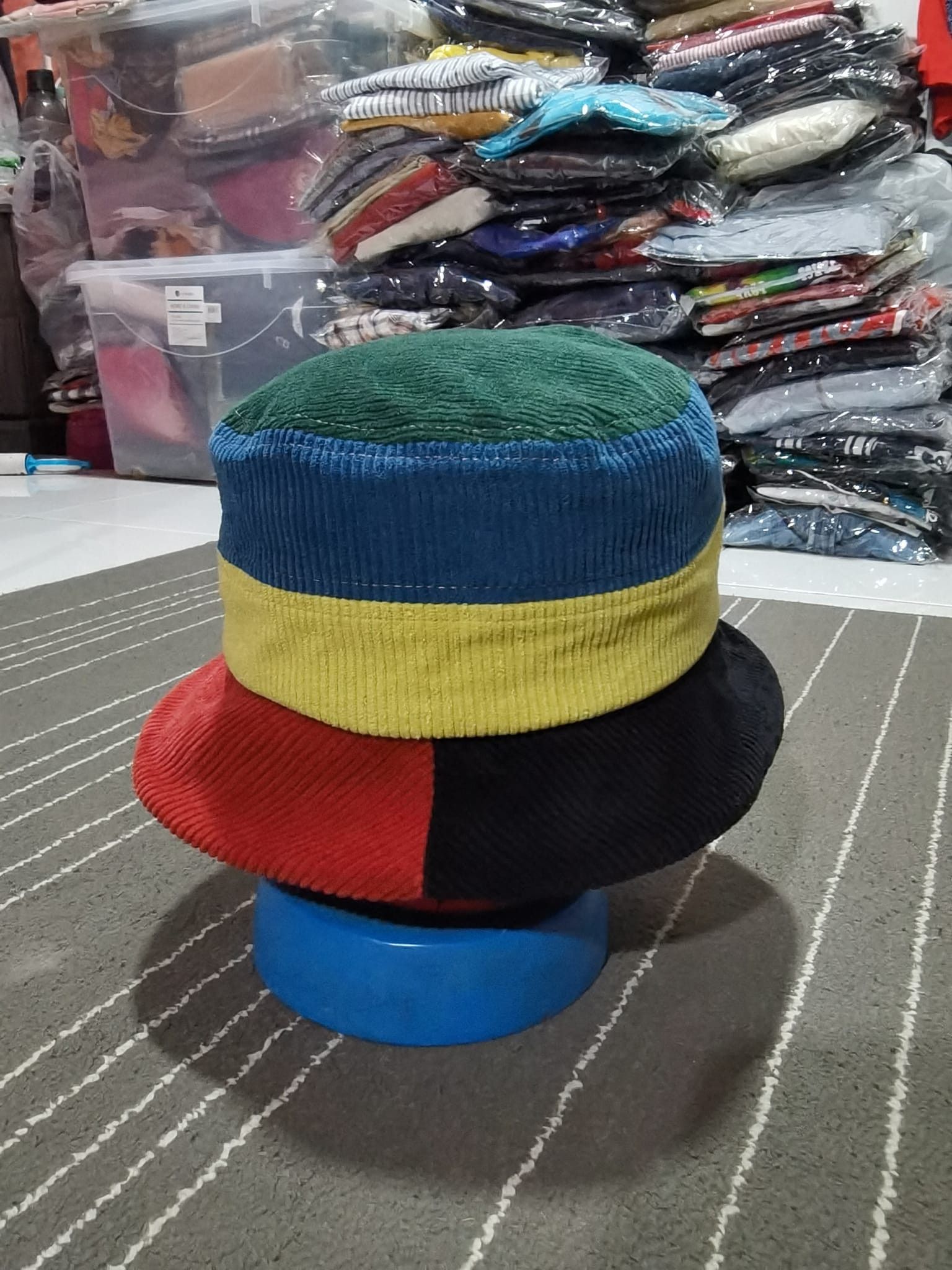 go slow caravan Go Slow Caravan comfortable bucket hat saiz M 57.5 cm Size ONE SIZE - 5 Thumbnail