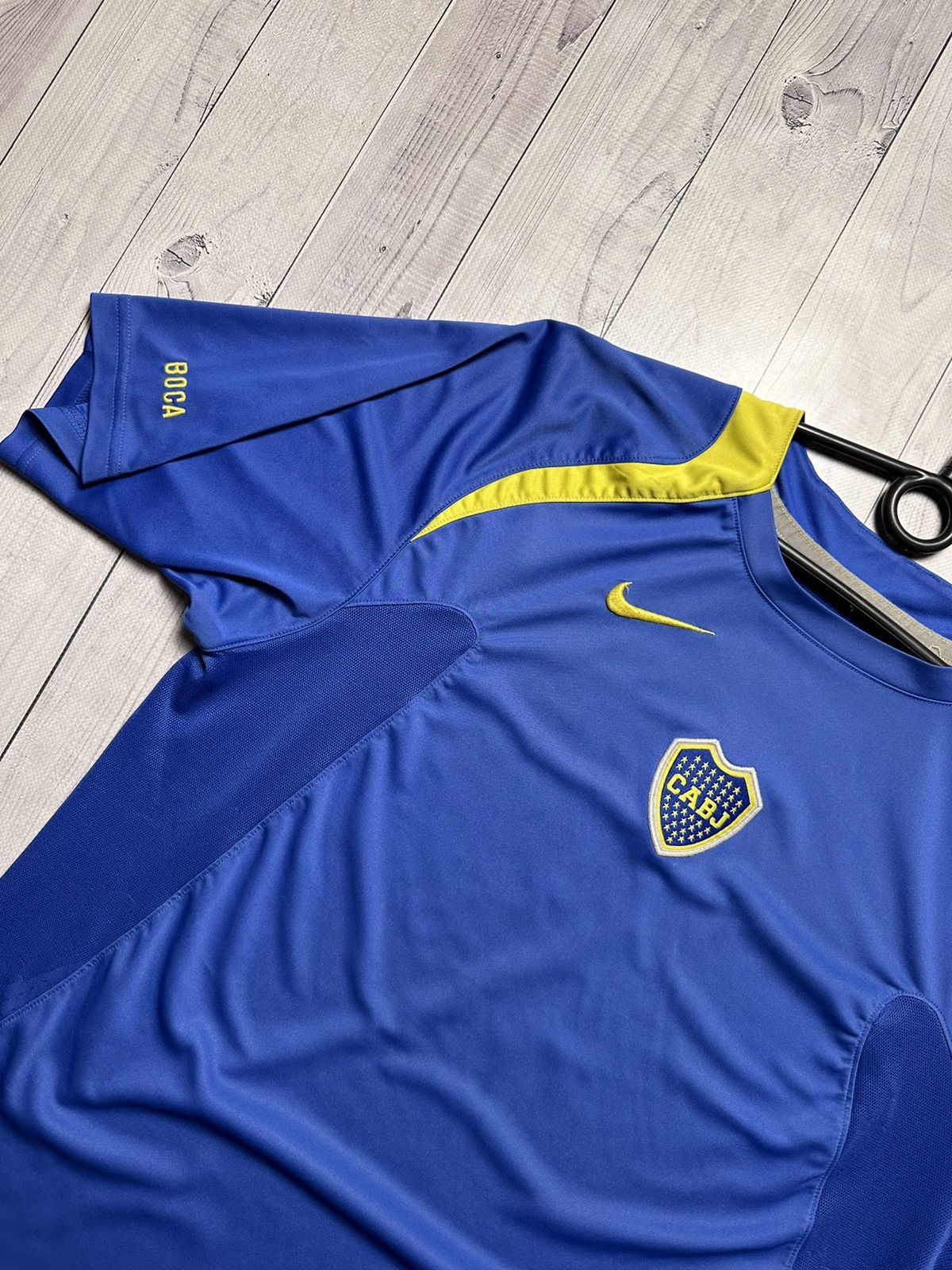 Nike × Vintage Vintage Nike total 90 CABJ soccer jersey size M/L logo rare Size US M / EU 48-50 / 2 - 4 Thumbnail