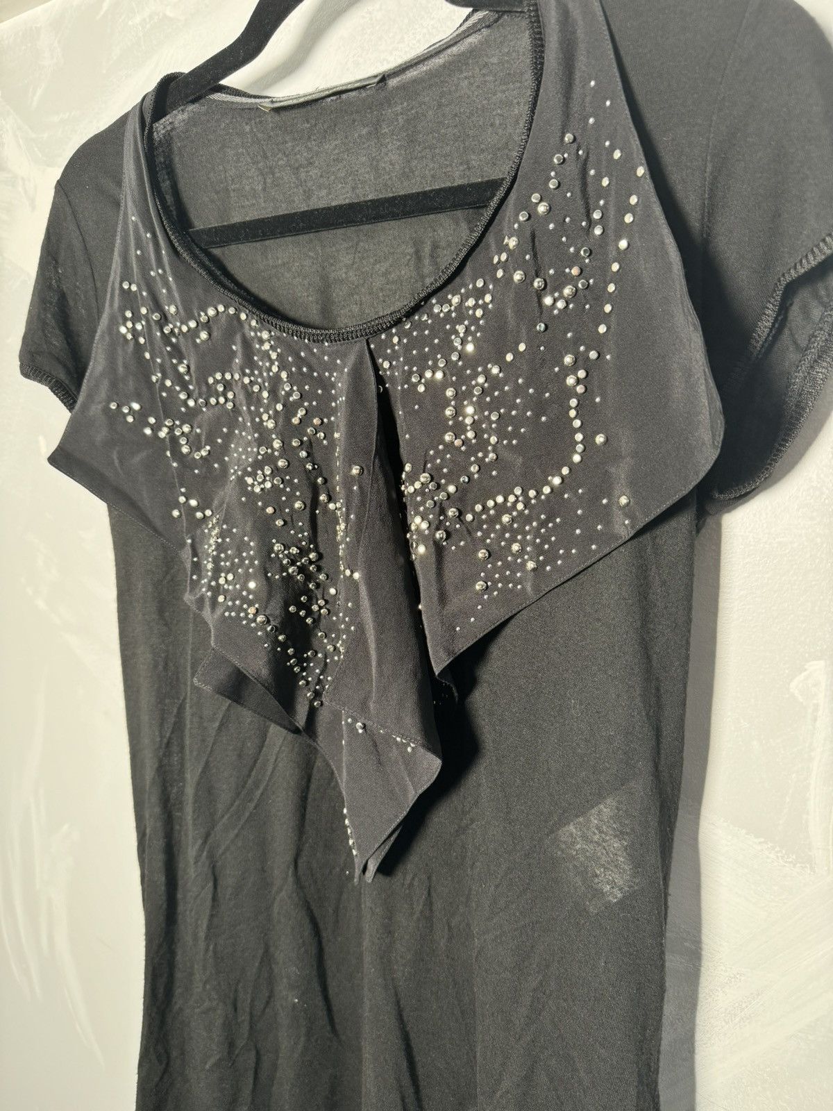 Balenciaga Balenciaga 2008 Scoop Neck Tunic Bedazzled Gem Archive Size US XS / EU 42 / 0 - 2 Thumbnail