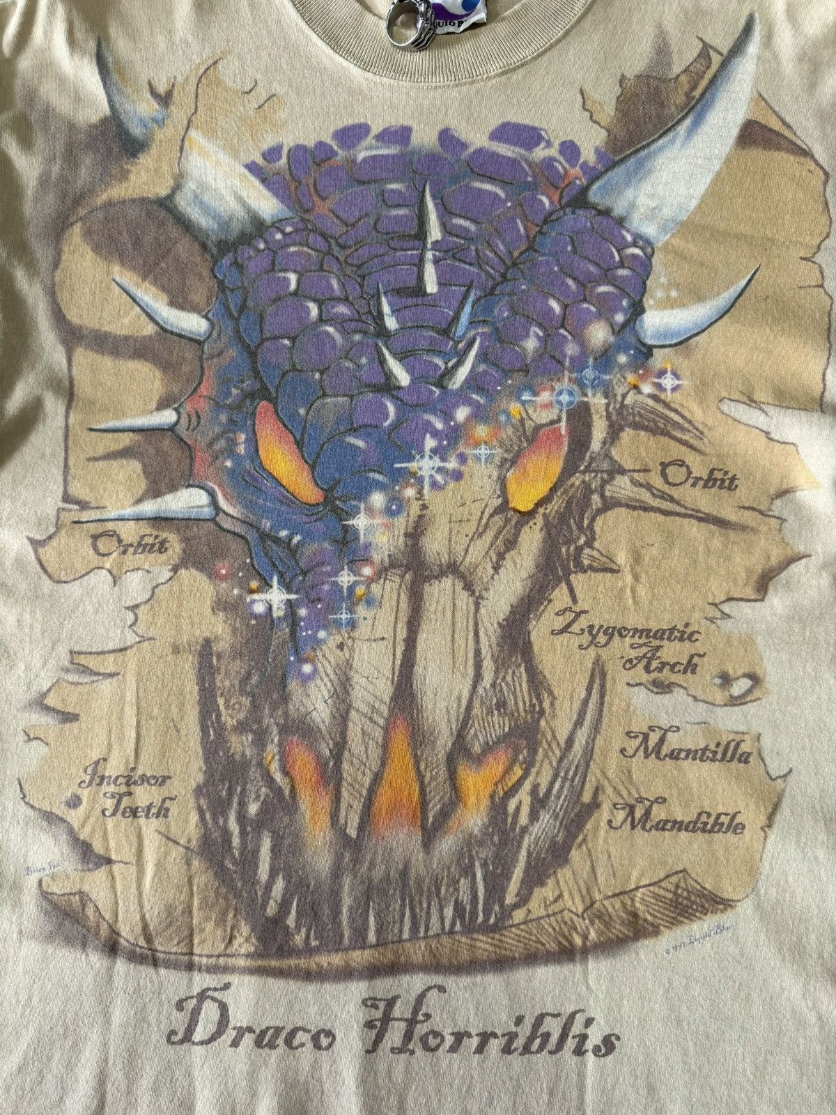 Liquid Blue 1997 Draco Horriblis Orbit Dragon 90s VTG Liquid Blue Shirt Size US L / EU 52-54 / 3 - 6 Thumbnail