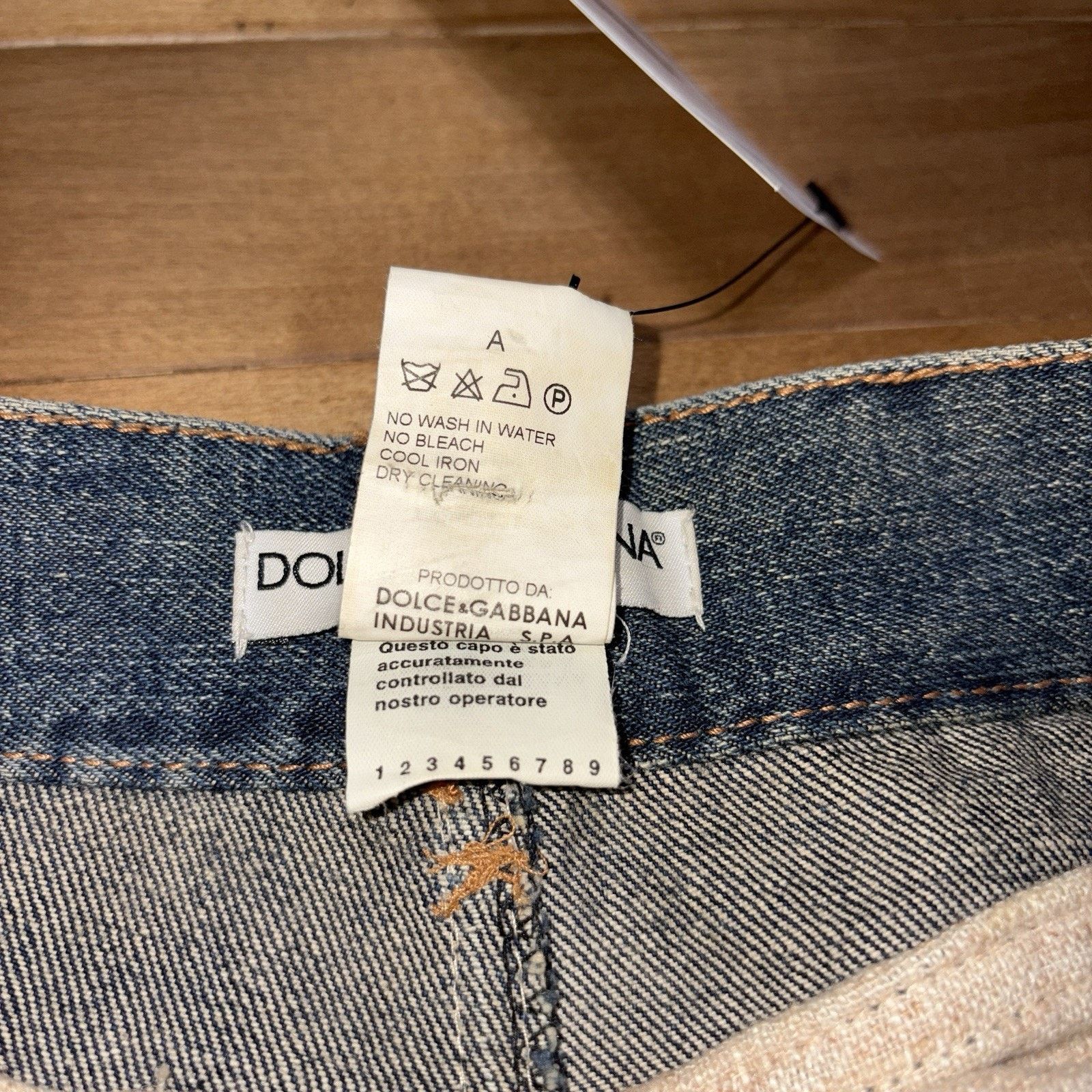 Dolce & Gabbana Vintage Dolce & Gabbana Archive Pant Pants mixt linen denim Size 28" / US 6 / IT 42 - 12 Thumbnail