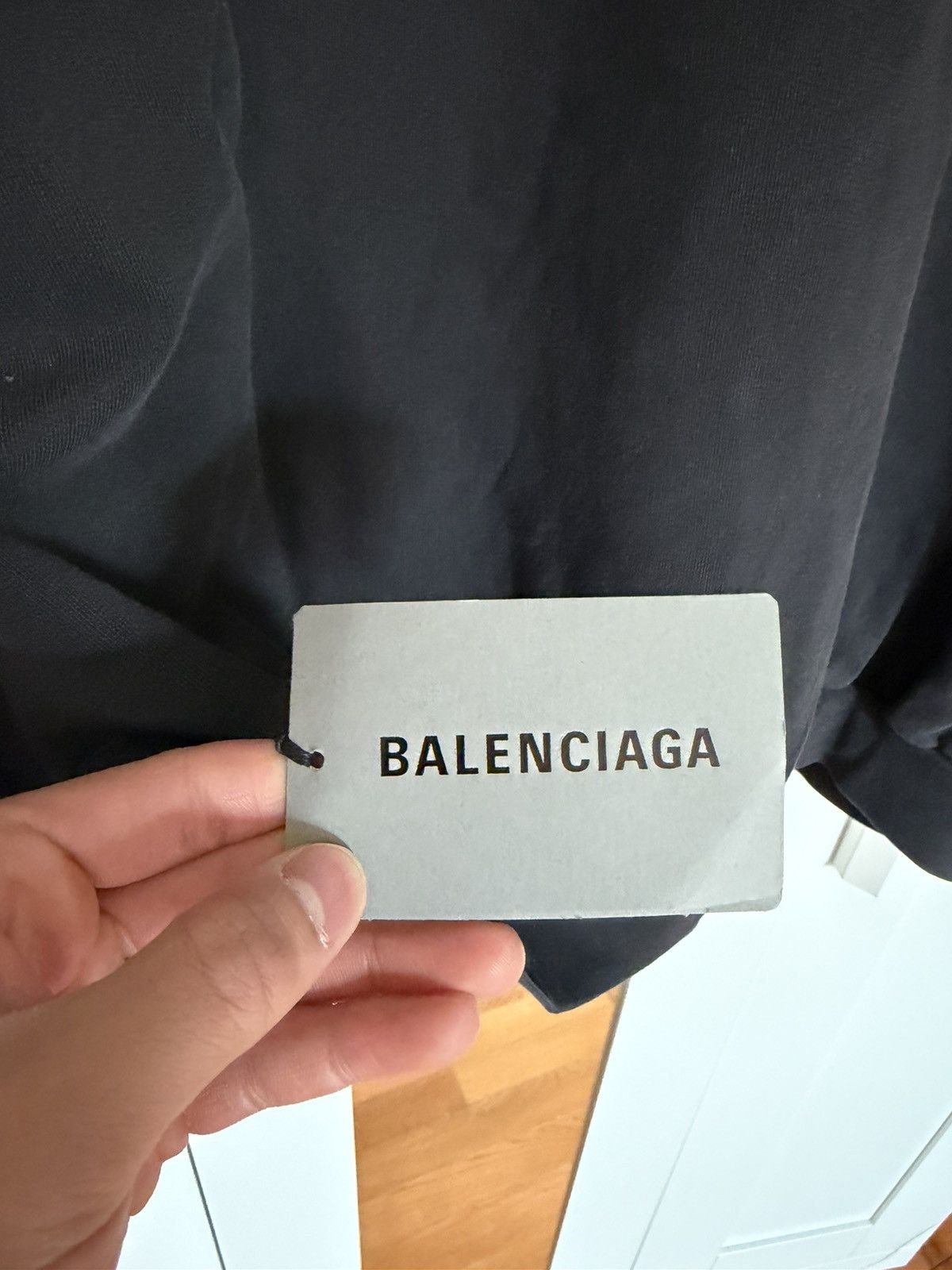 Balenciaga Balenciaga Paris Tropical Oversized Hoodie ‘Black/White’ Size US M / EU 48-50 / 2 - 5 Thumbnail