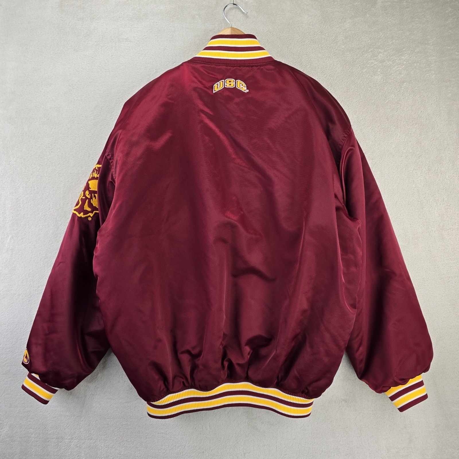 Colosseum Athletics Vintage USC Trojans Satin Jacket Large Bomber Colosseum 90s Size US L / EU 52-54 / 3 - 10 Thumbnail