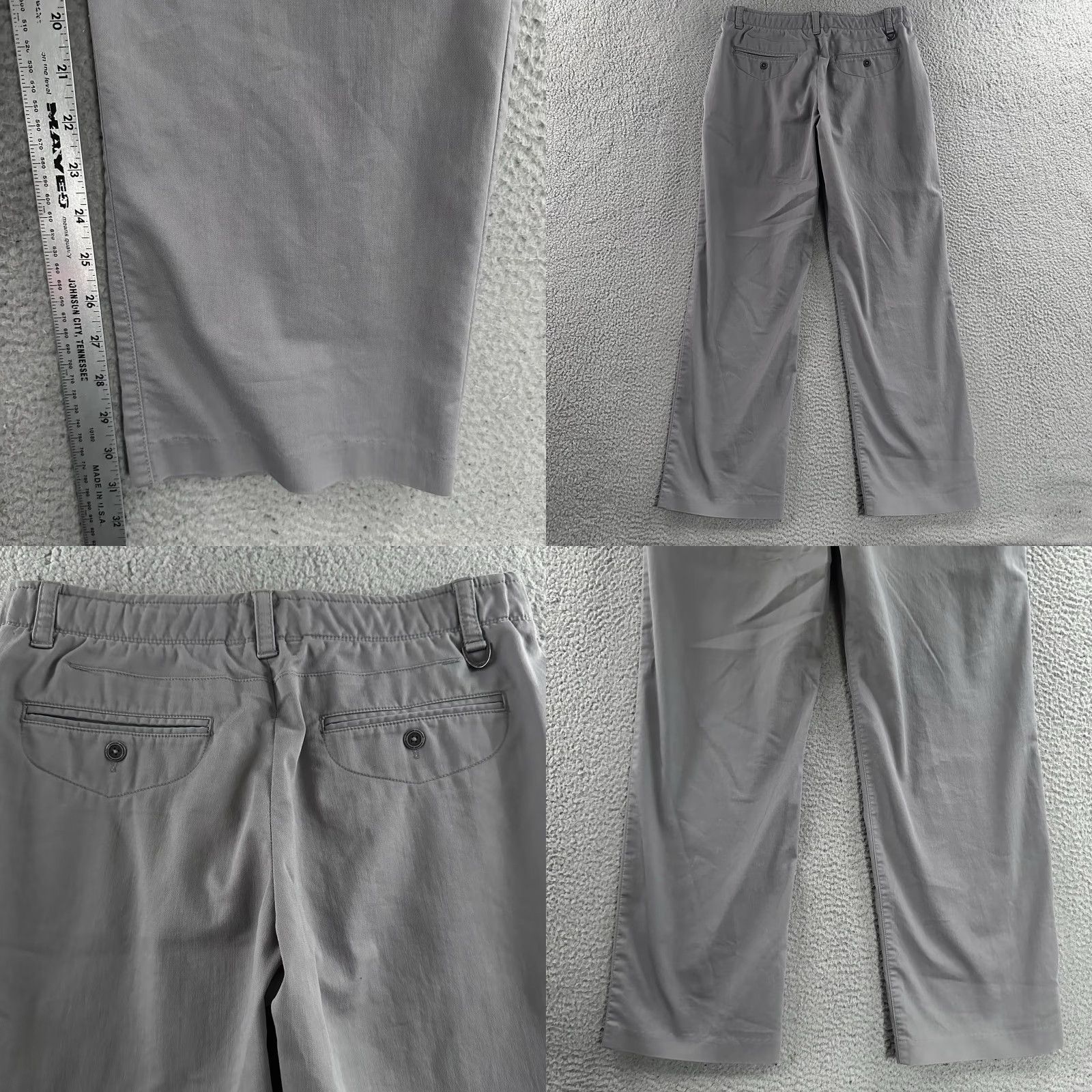 Under Armour VINTAGE? No, Under Armour Mens Pants Gray 33x32 Chino Tech Hybrid Polyester Blend Size US 33 - 9 Thumbnail
