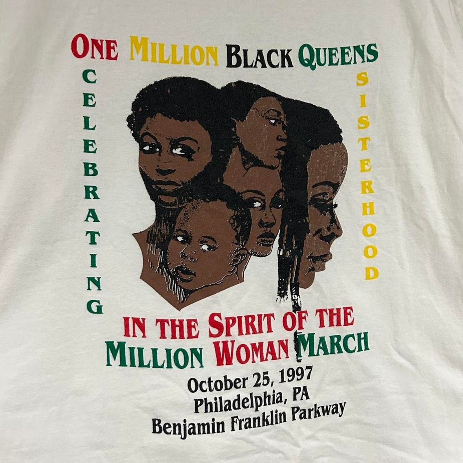 Other Vintage 1997 One Million Black Queens Shirt Size XL / US 12-14 / IT 48-50 - 2 Thumbnail