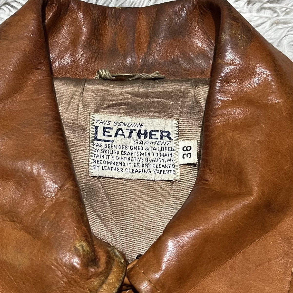 Other A2 Vintage Genuine Leather Jacket Size US M / EU 48-50 / 2 - 8 Thumbnail