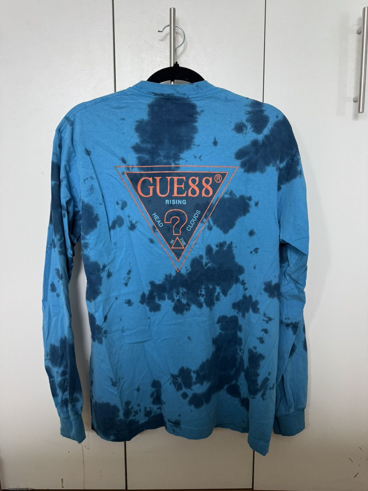 Guess Guess x 88 RISING blue tie-dye long sleeve shirt Size US M / EU 48-50 / 2 - 2 Thumbnail