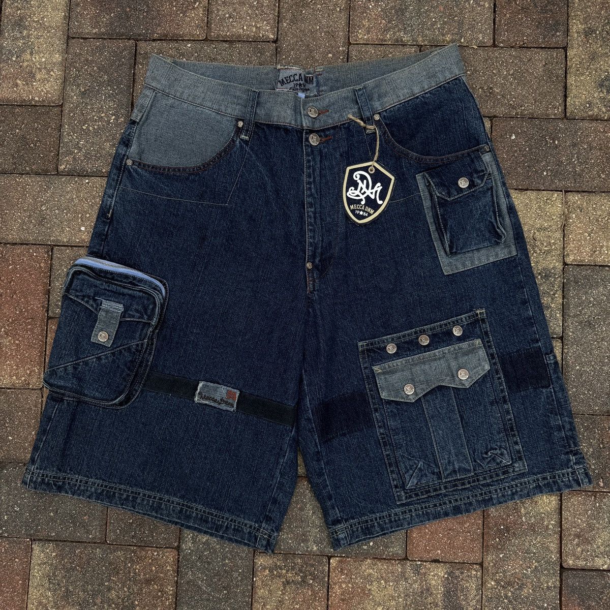 Mecca Y2K Baggy Mecca Denim Technical Jorts Size US 36 / EU 52 - 1 Thumbnail